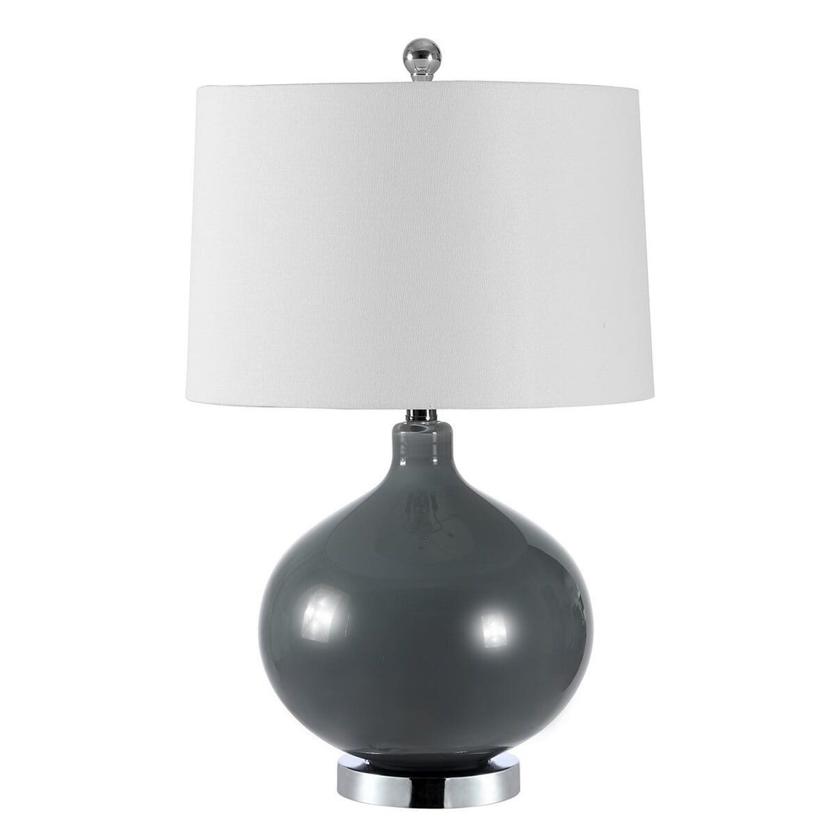 SAFAVIEH Masera 25 in. Contemporary Table Lamps, Grey, Set of 2