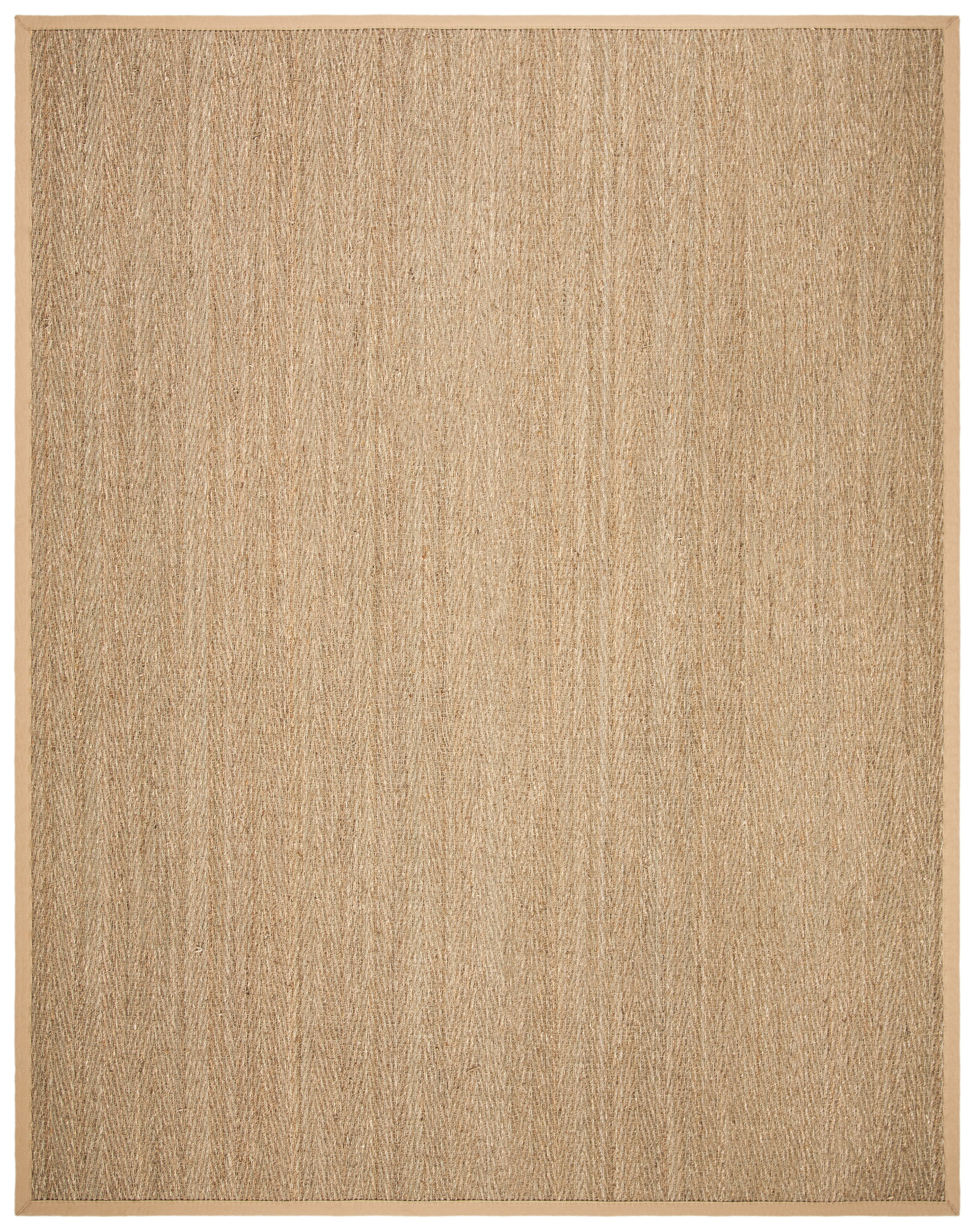 SAFAVIEH Natural Fiber Maisy Solid Area Rug, Natural/Beige, 8' x 10'