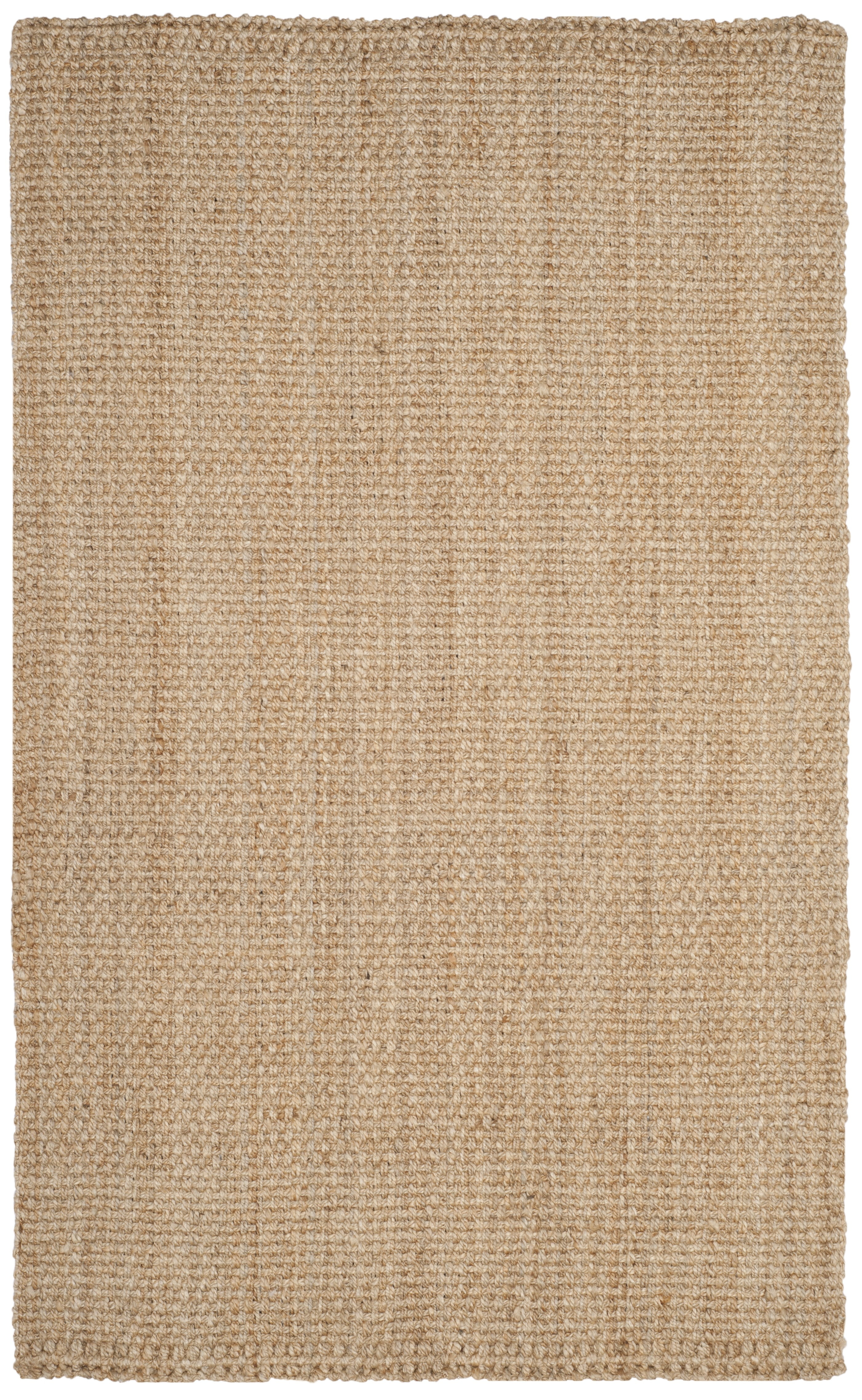 SAFAVIEH Natural Fiber Malcolm Braided Jute Area Rug, Natural, 5' x 8'