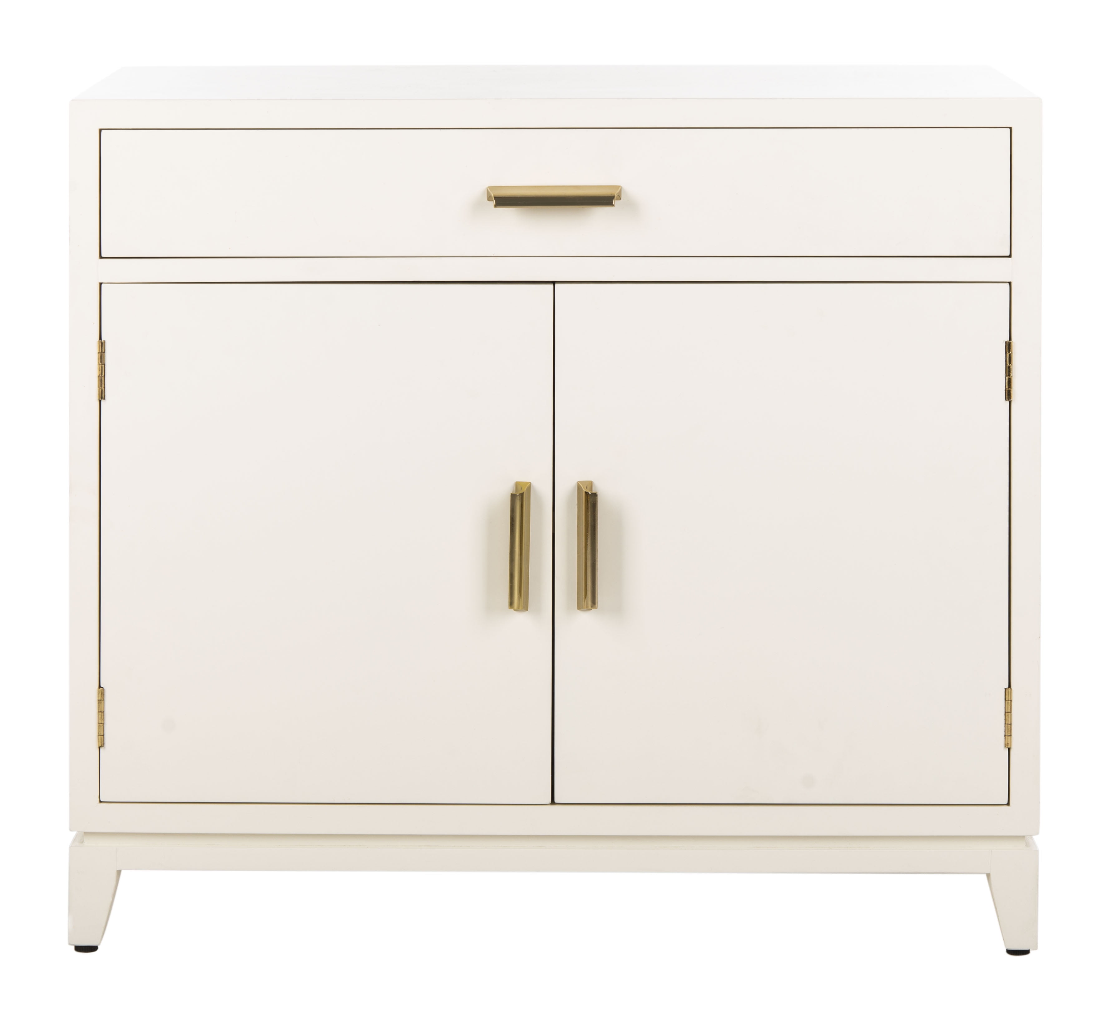 SAFAVIEH Nigel Solid Classic 2 Door 1 Drawer Chest, White