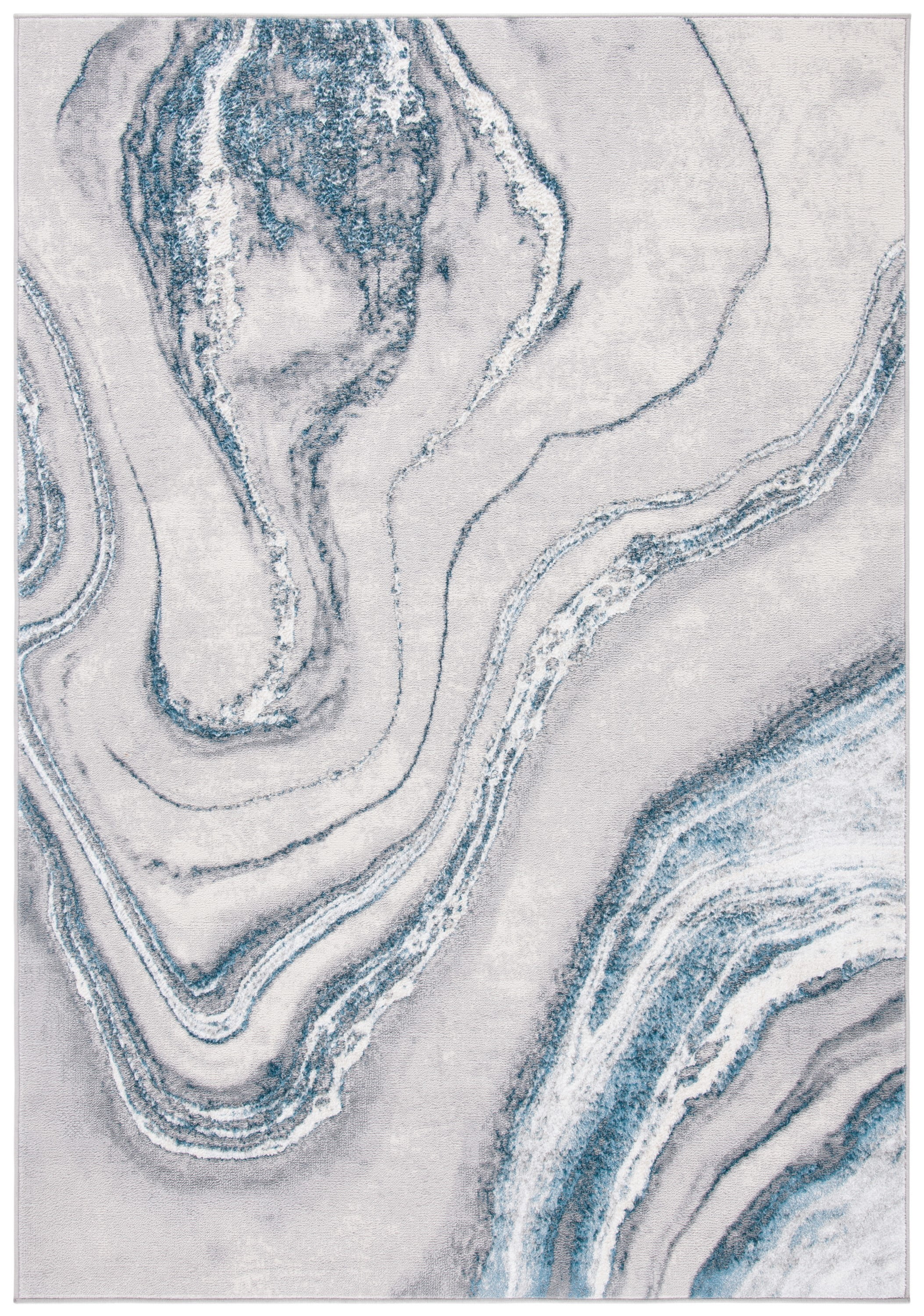 SAFAVIEH Orchard Edwin Modern Area Rug, Grey/Blue, 5'5" x 7'7"