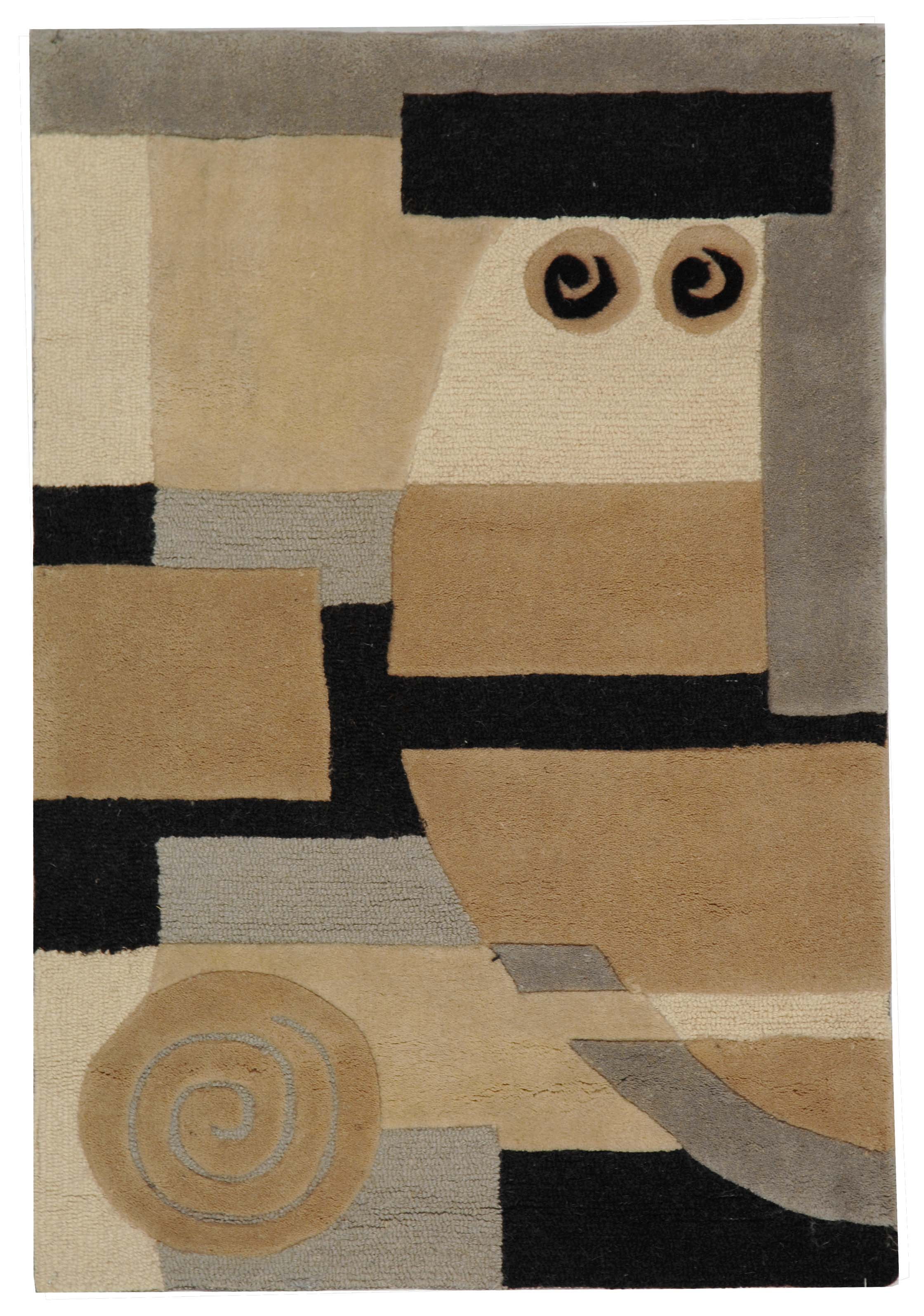 SAFAVIEH Rodeo Drive Wayne Abstract Wool Area Rug, Multi, 5' x 8'