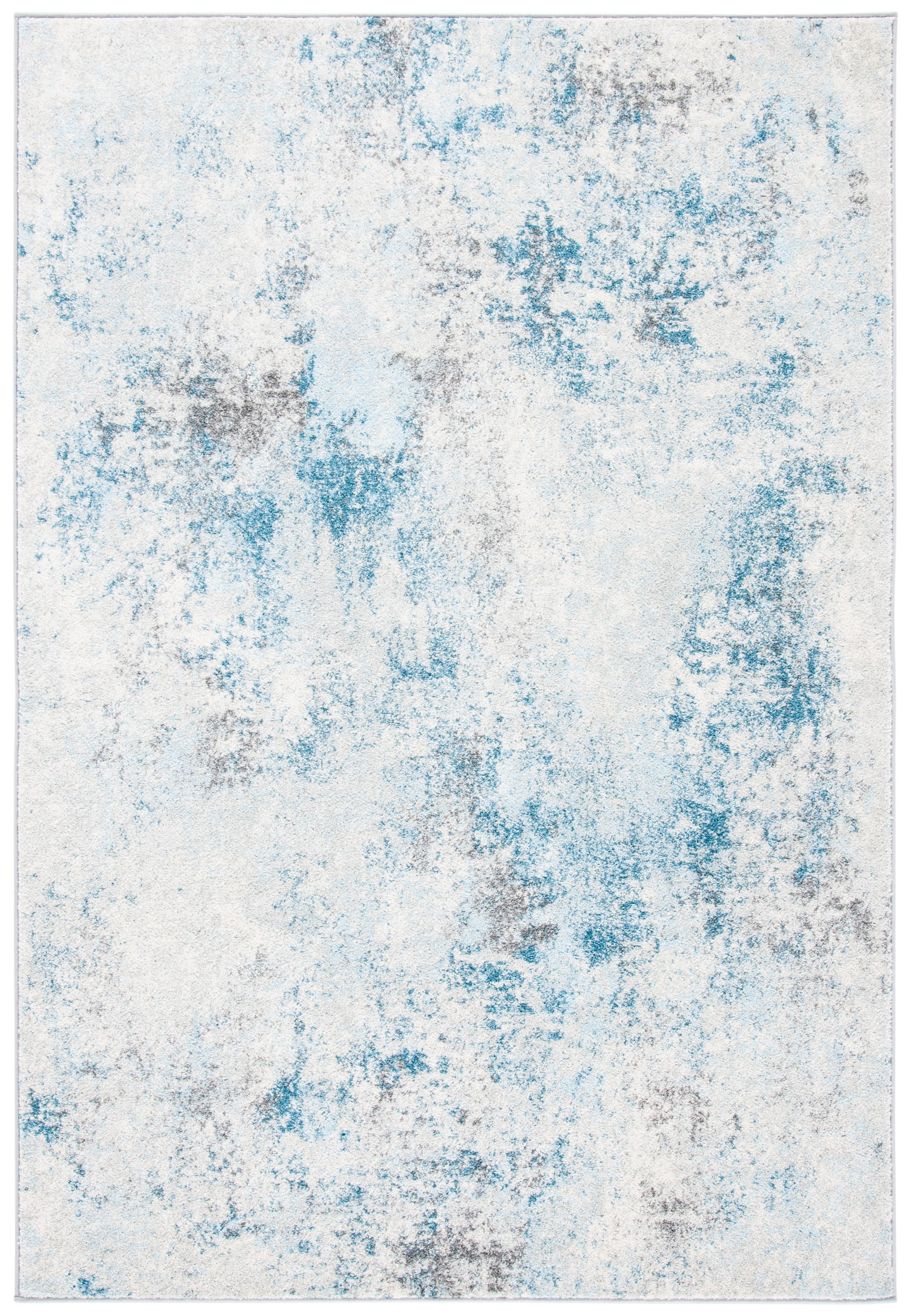 SAFAVIEH Tulum Collection TUL209A Ivory / Blue Rug