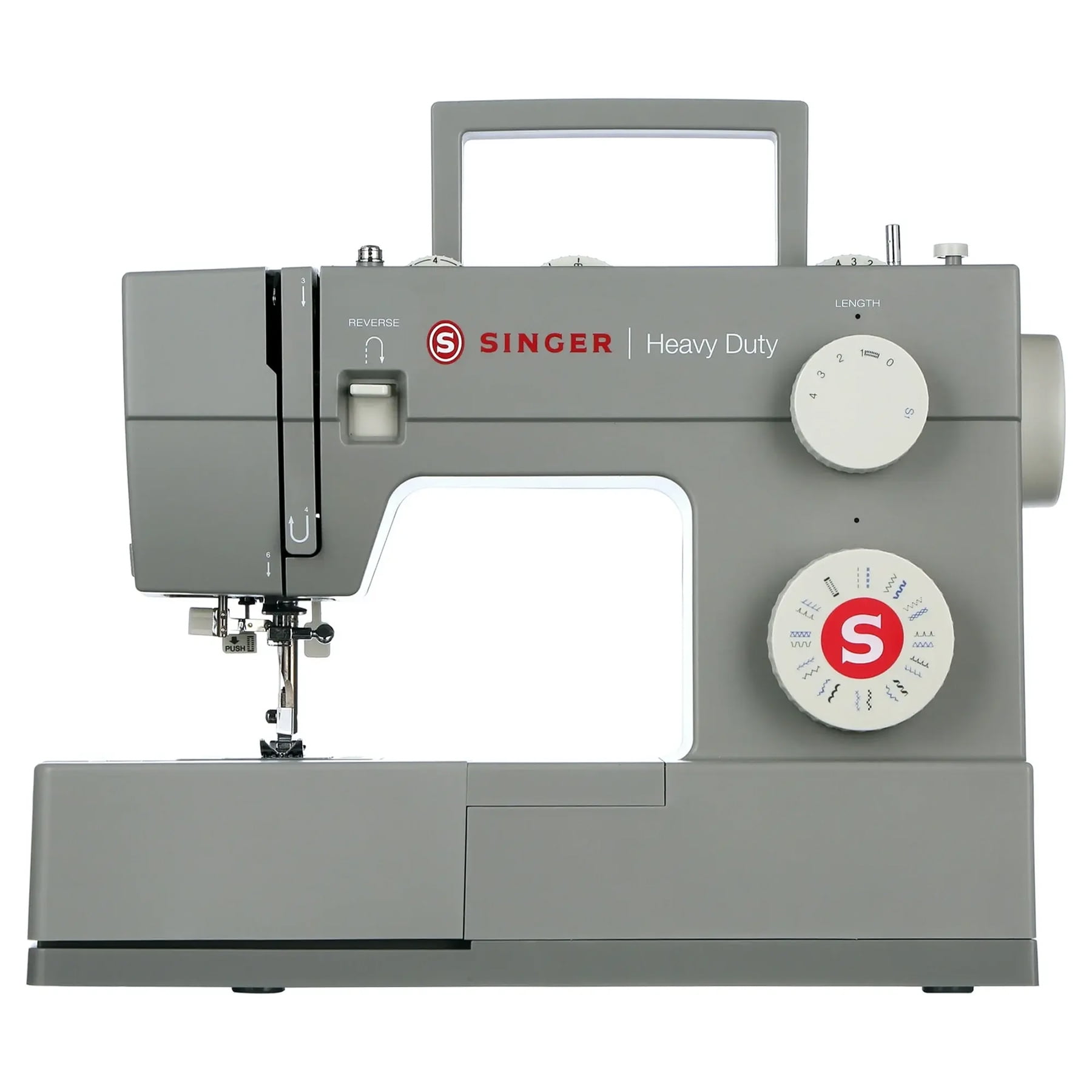 SINGER® Heavy Duty 44S Mechanical Sewing Machine, Powerful Performance, Great for All Projects & Fabrics, Four Accessory Feet included, Easy to Use, Professional Results