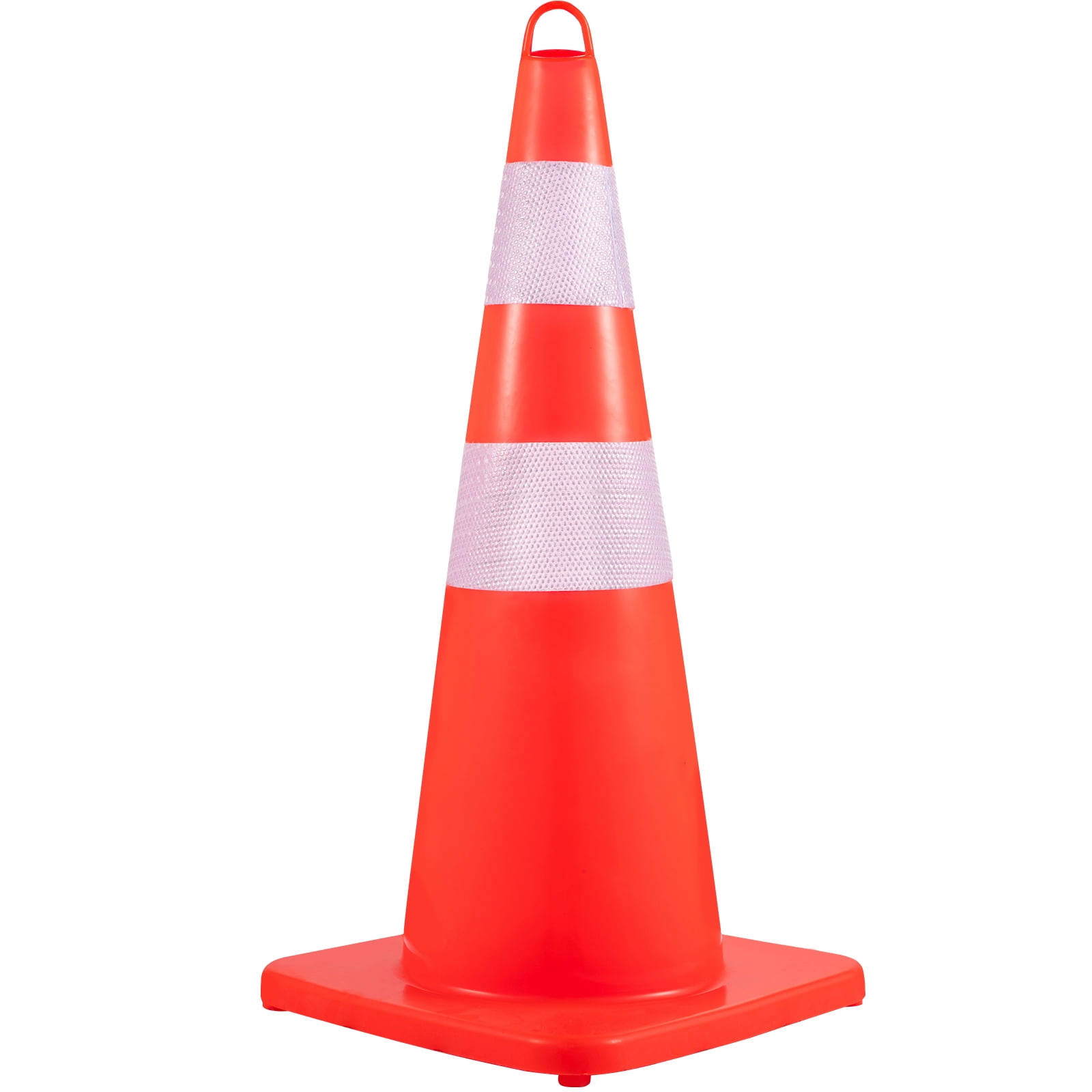 KFFKFF 12 Pack Traffic Cones, 28" Safety Cones, PVC Traffic Cone for Road Parking Training Cones