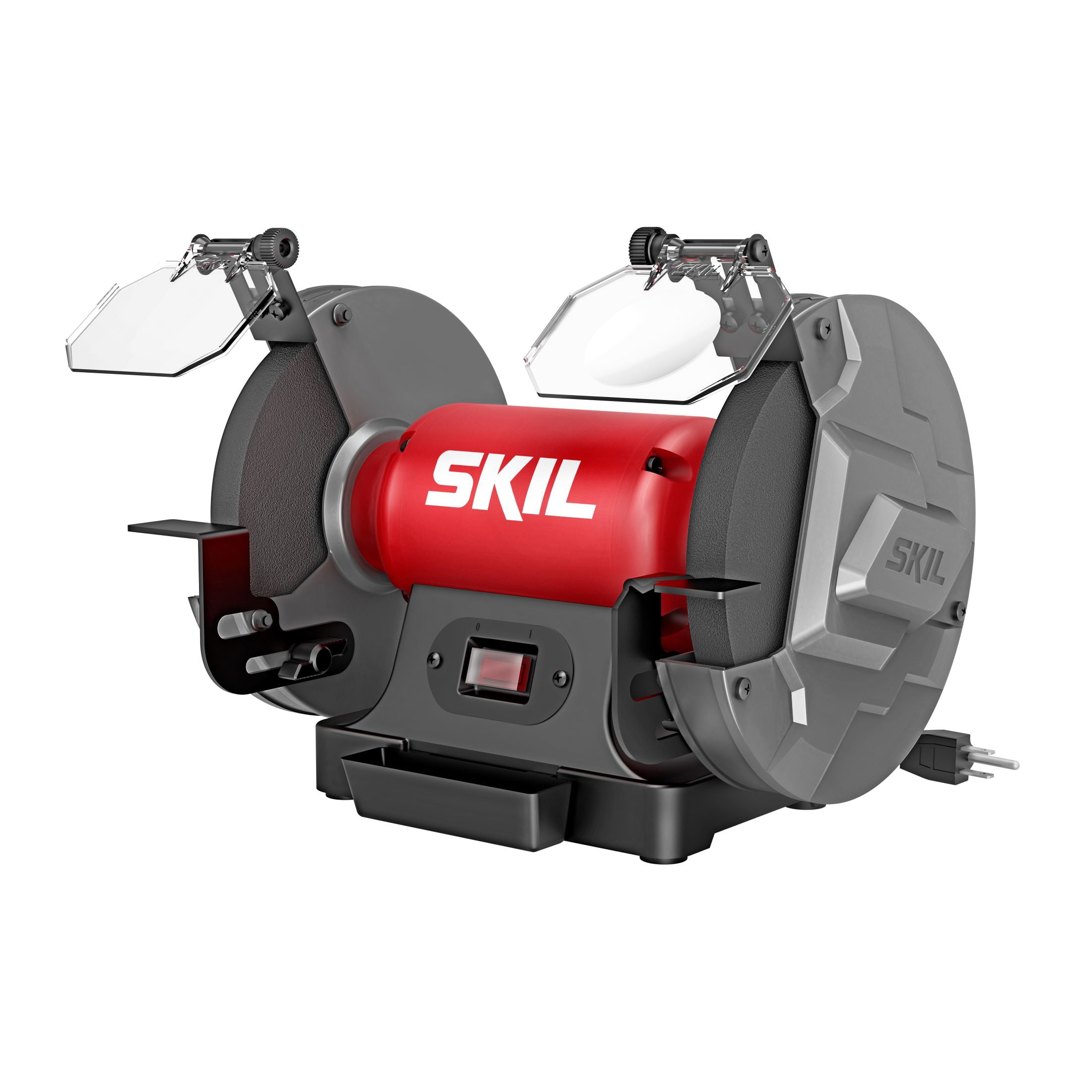 SKIL BI9502-00 3.0 Amp 8'' Benchtop Grinder with LED Light