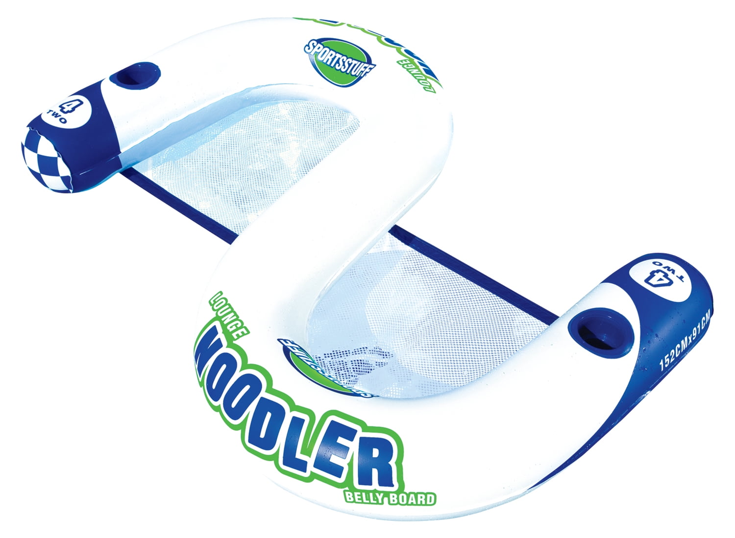 SPORTSSTUFF Noodler 2 Person Person Pool N' Beach Lounge Lake Float Raft 54-1852