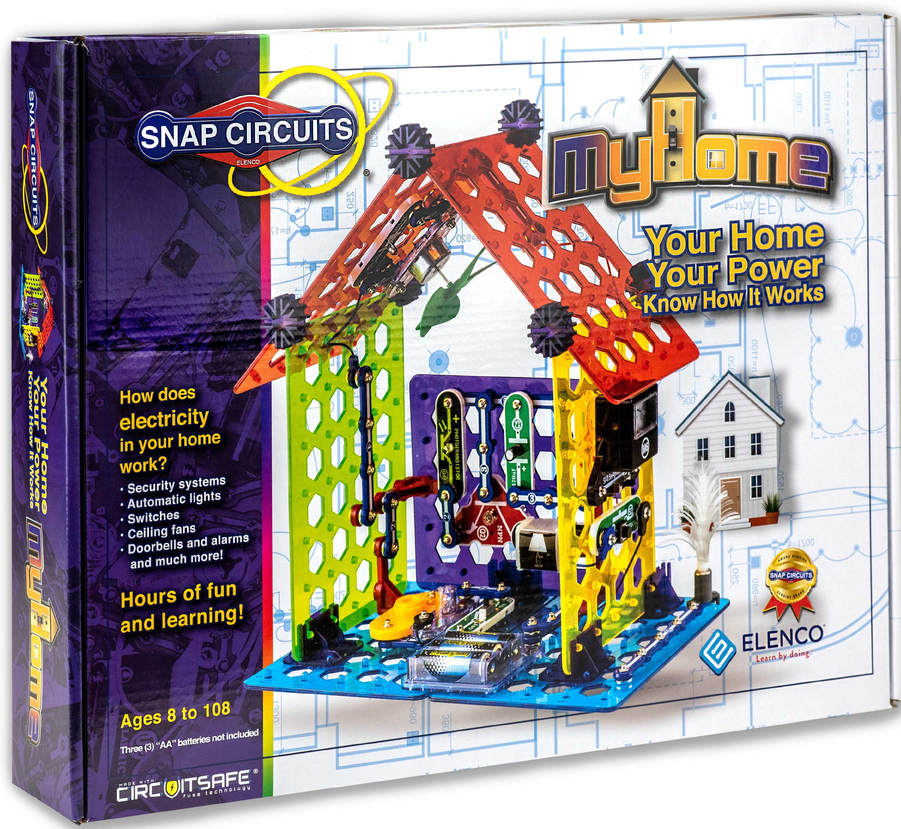Snap Circuits® My Home | Electronic Home Science Kit | STEM Educational Toy | Ages 8+