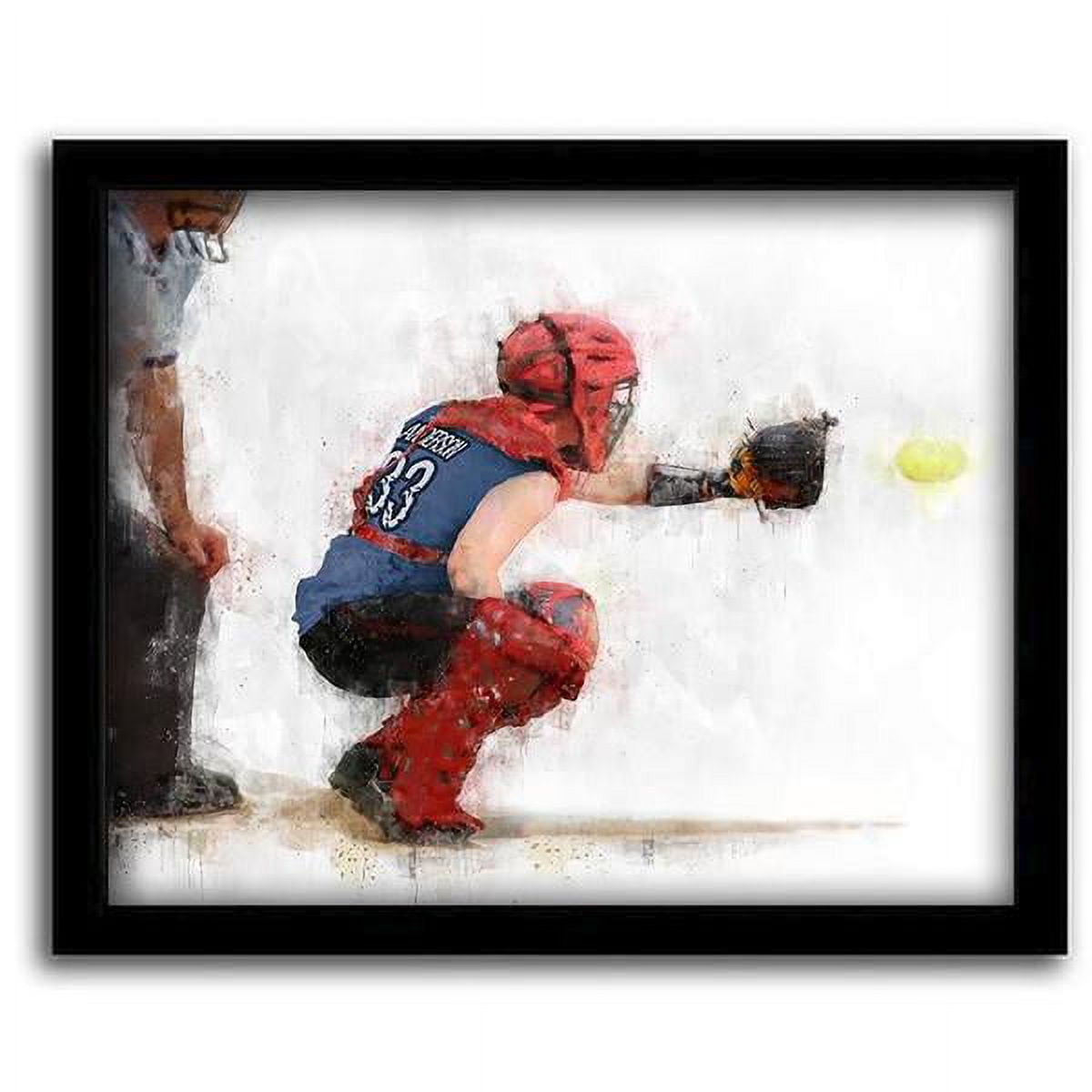 Softball Catcher Personalized Print