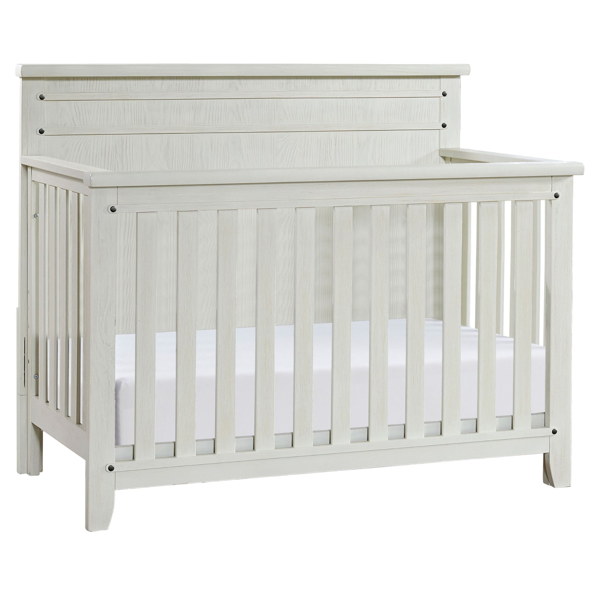 Soho Baby Morrison 4-in-1 Convertible Crib, Rustic White