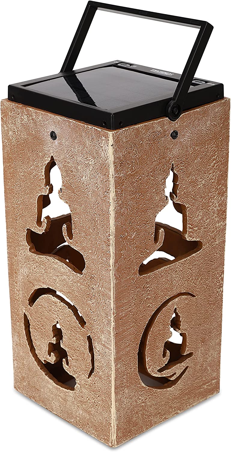 Solar Decorative Portable Lantern - Buddha