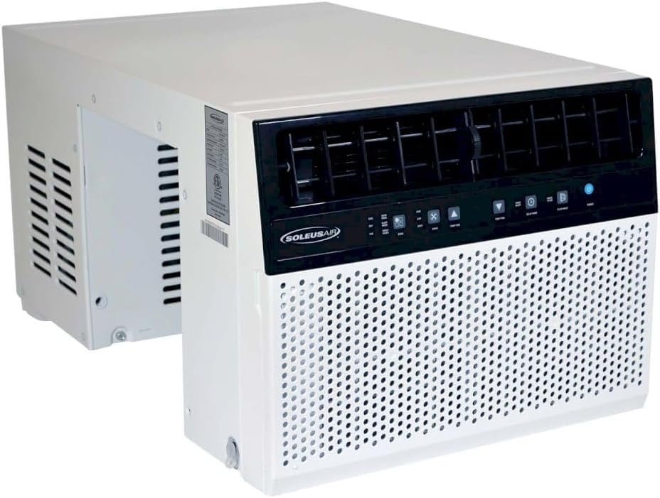 Soleus Air 6,000 BTU Energy Star Saddle Air Conditioner with WiFi, MyTemp Remote, Covers 275 Sq Ft