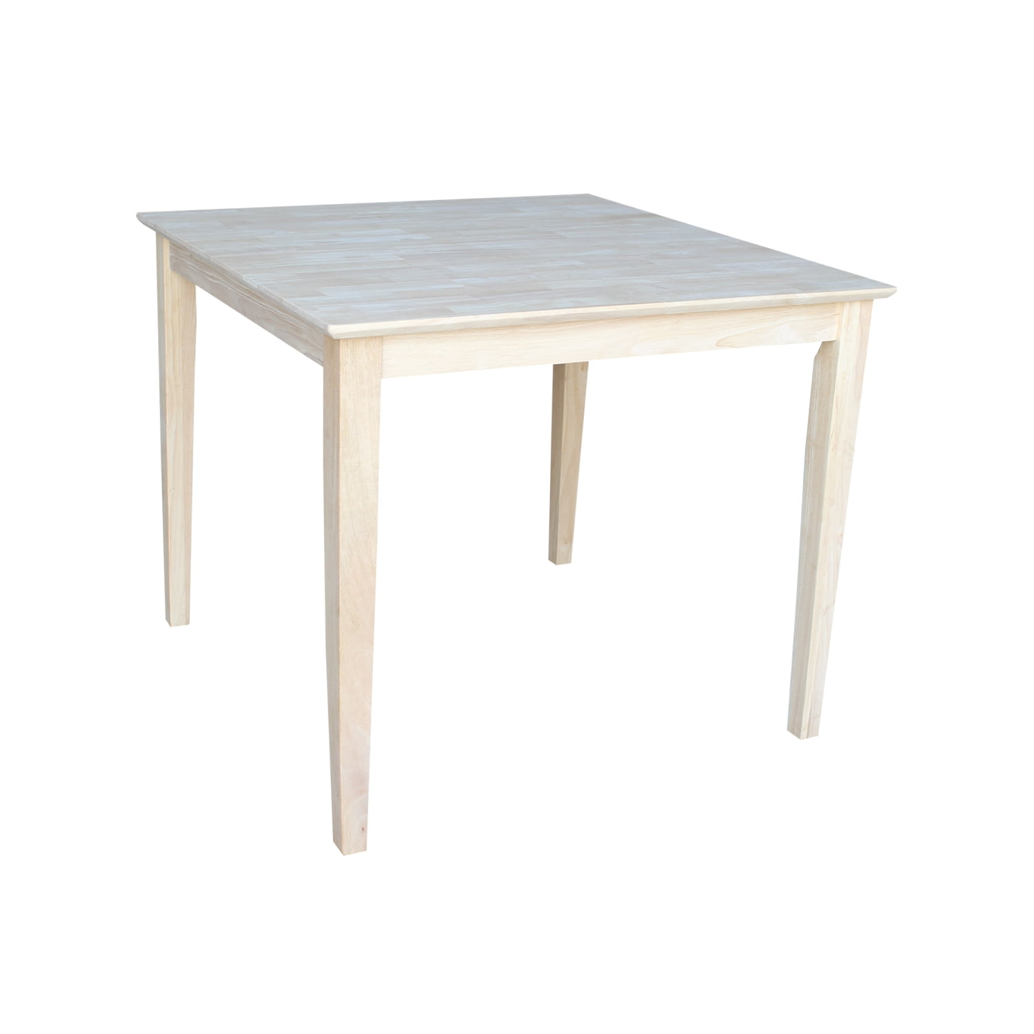 Solid Wood Top Table, Shaker Legs