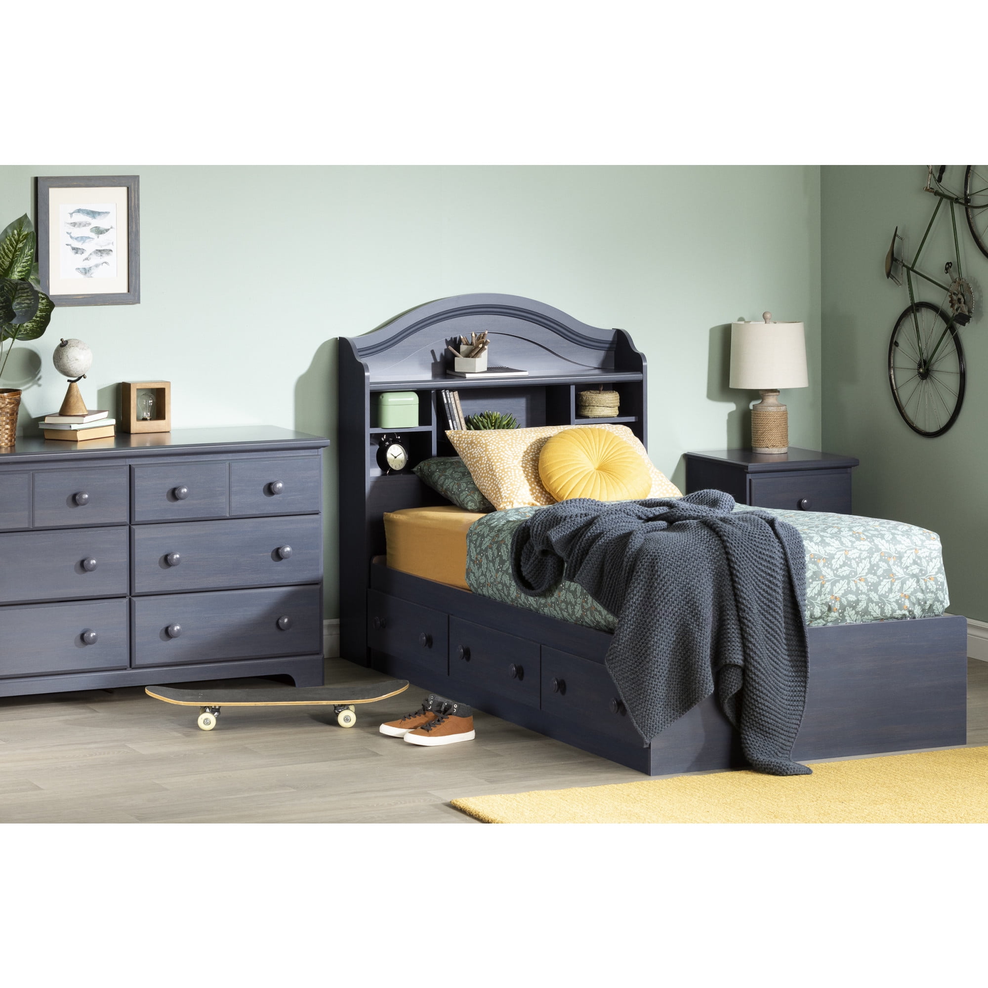 South Shore Summer Breeze, Coastal Dresser, Blue