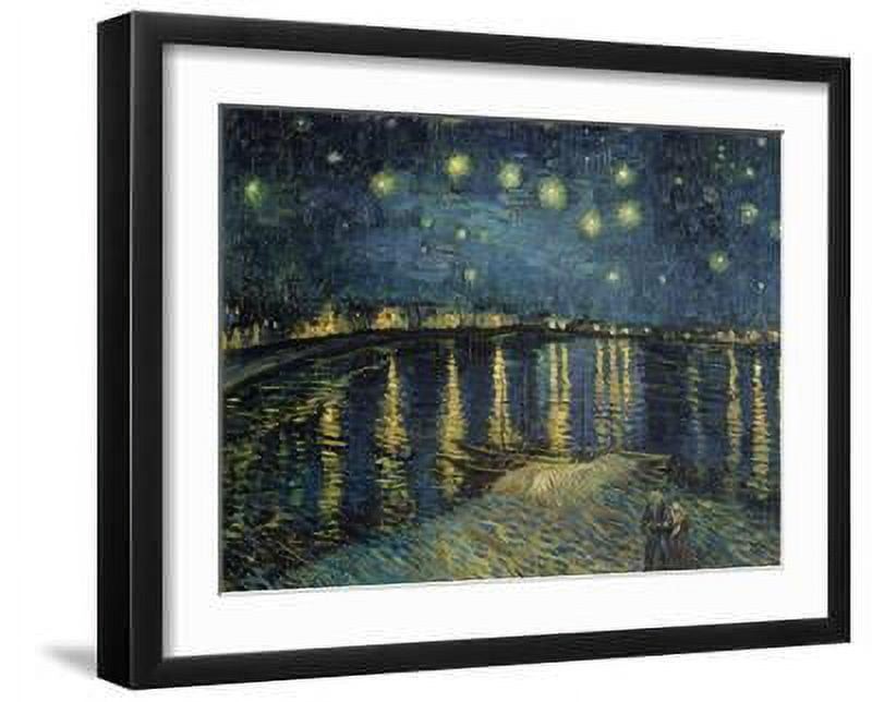 Starry Night over the Rhone, c.1888, Scenic Framed Art Print Wall Art by Vincent van Gogh Sold by Art.Com
