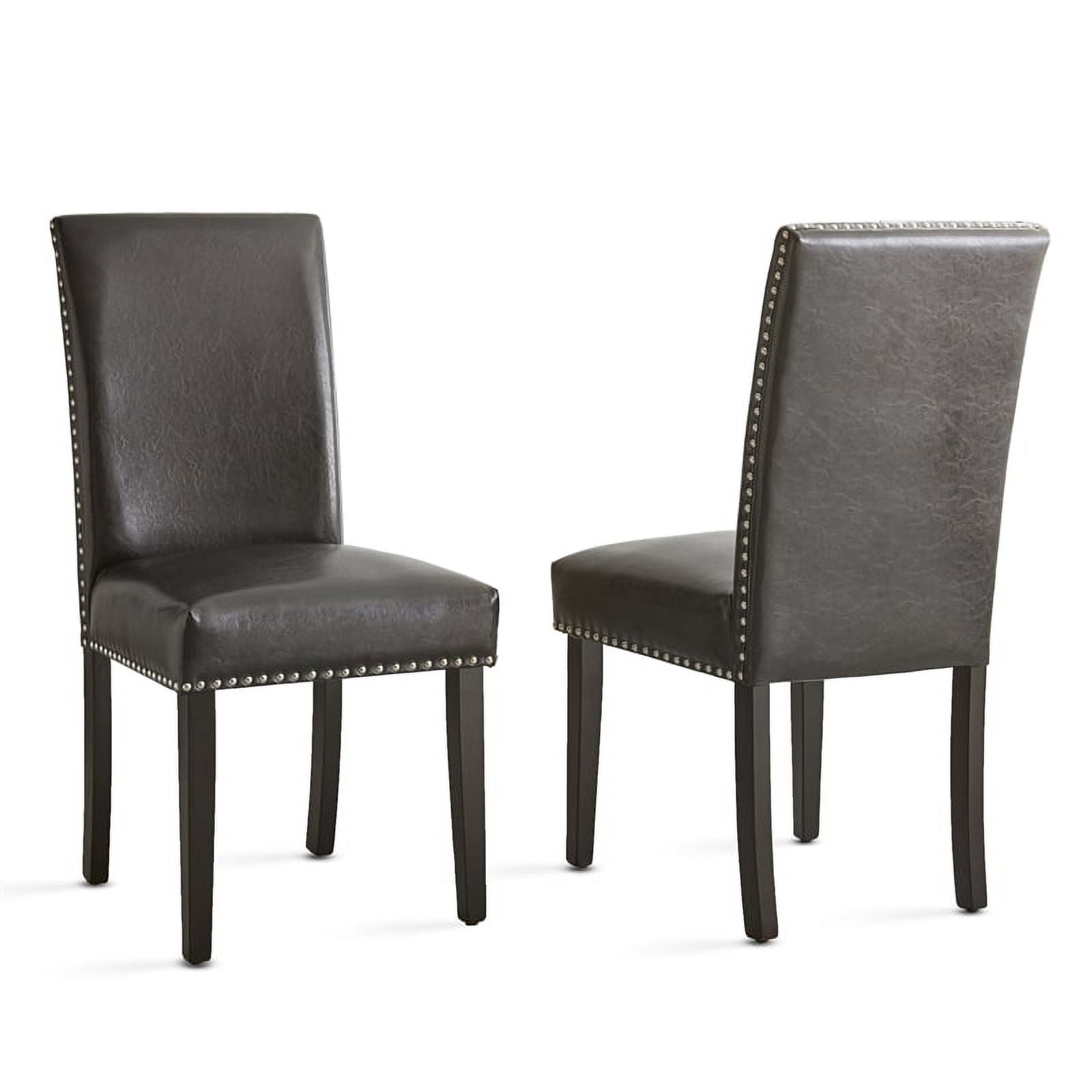 Steve Silver Verano Indoor Set of 2 Dining Side Chair, Black