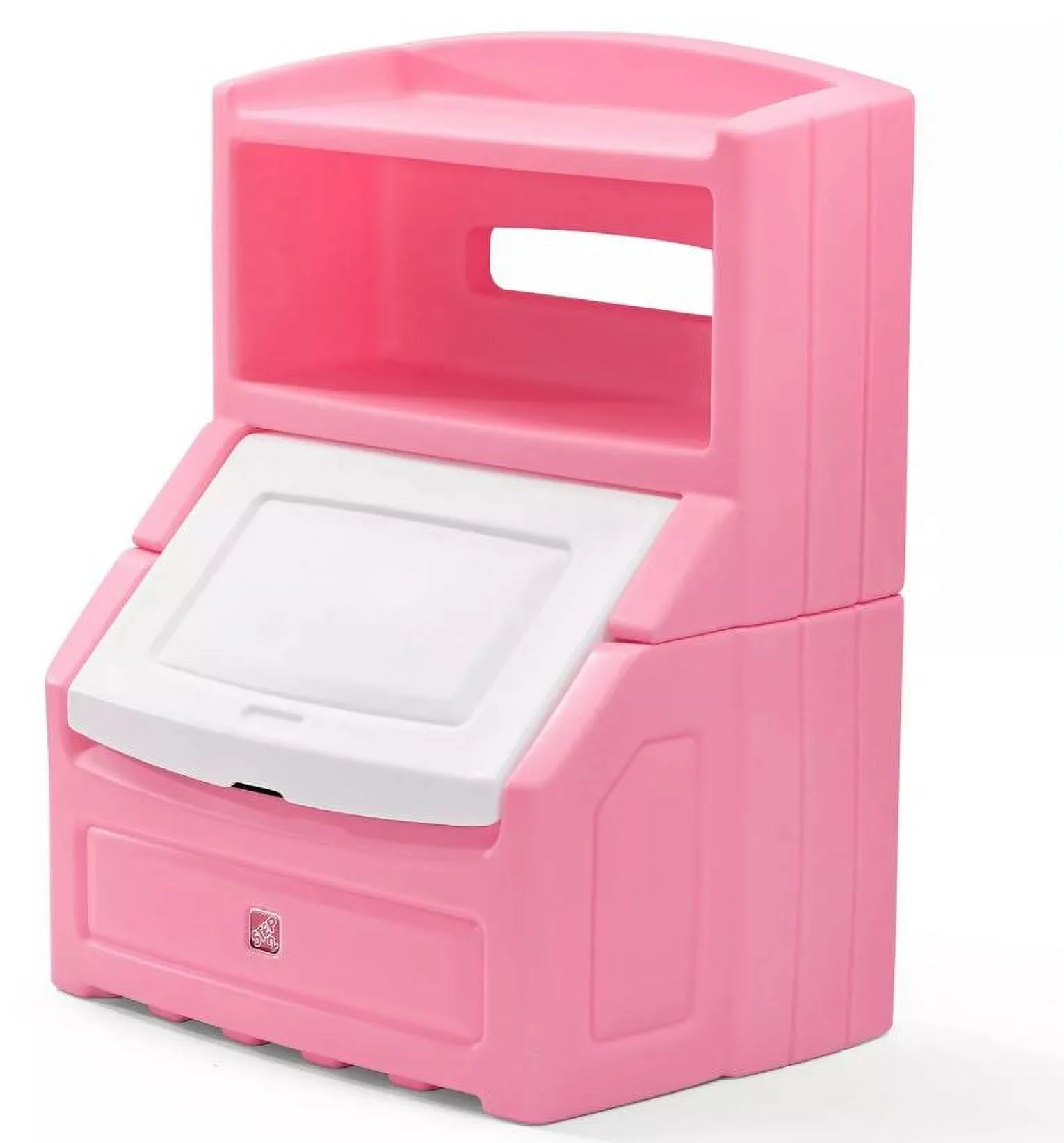 Step2 Lift & Hide 38"H Kids Plastic Storage Bin and Toy Organizer, Pink