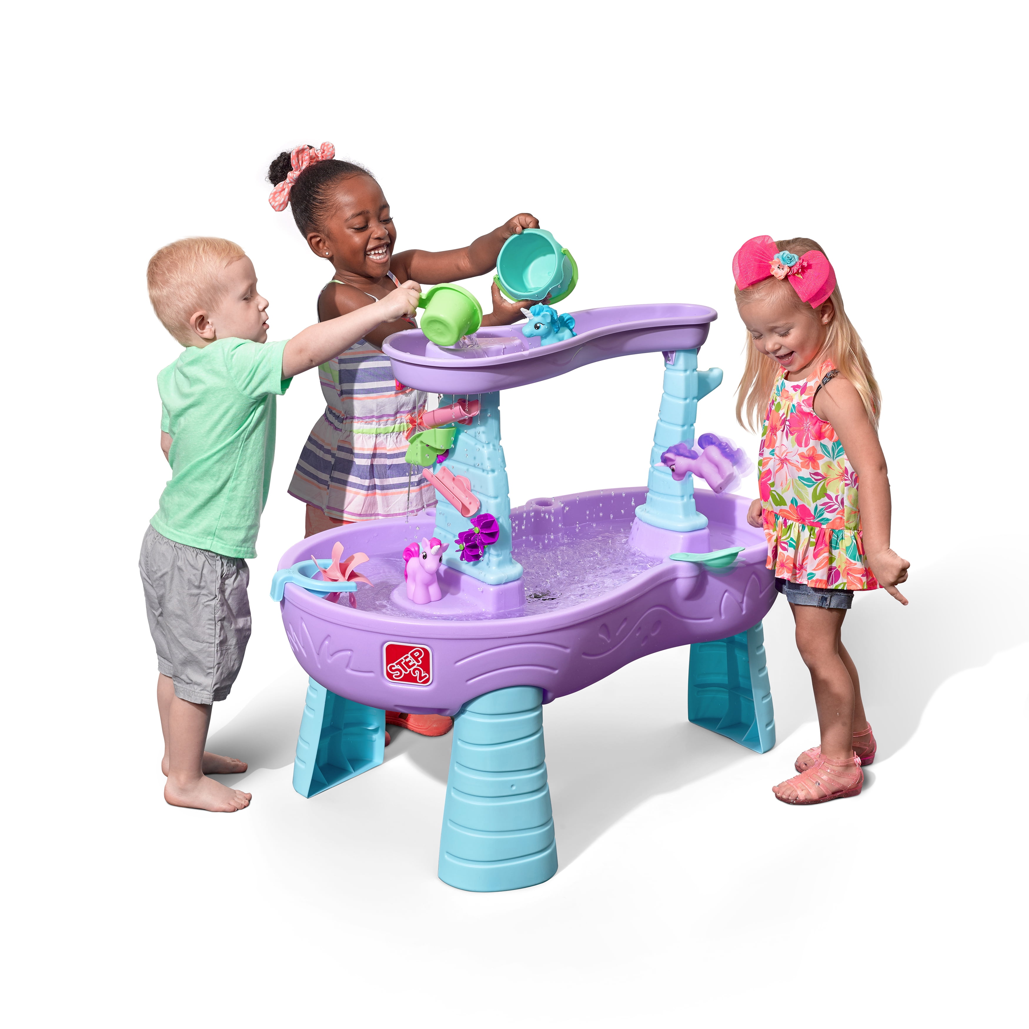 Step2 Rain Showers & Unicorn Sand and Water Table for Toddlers
