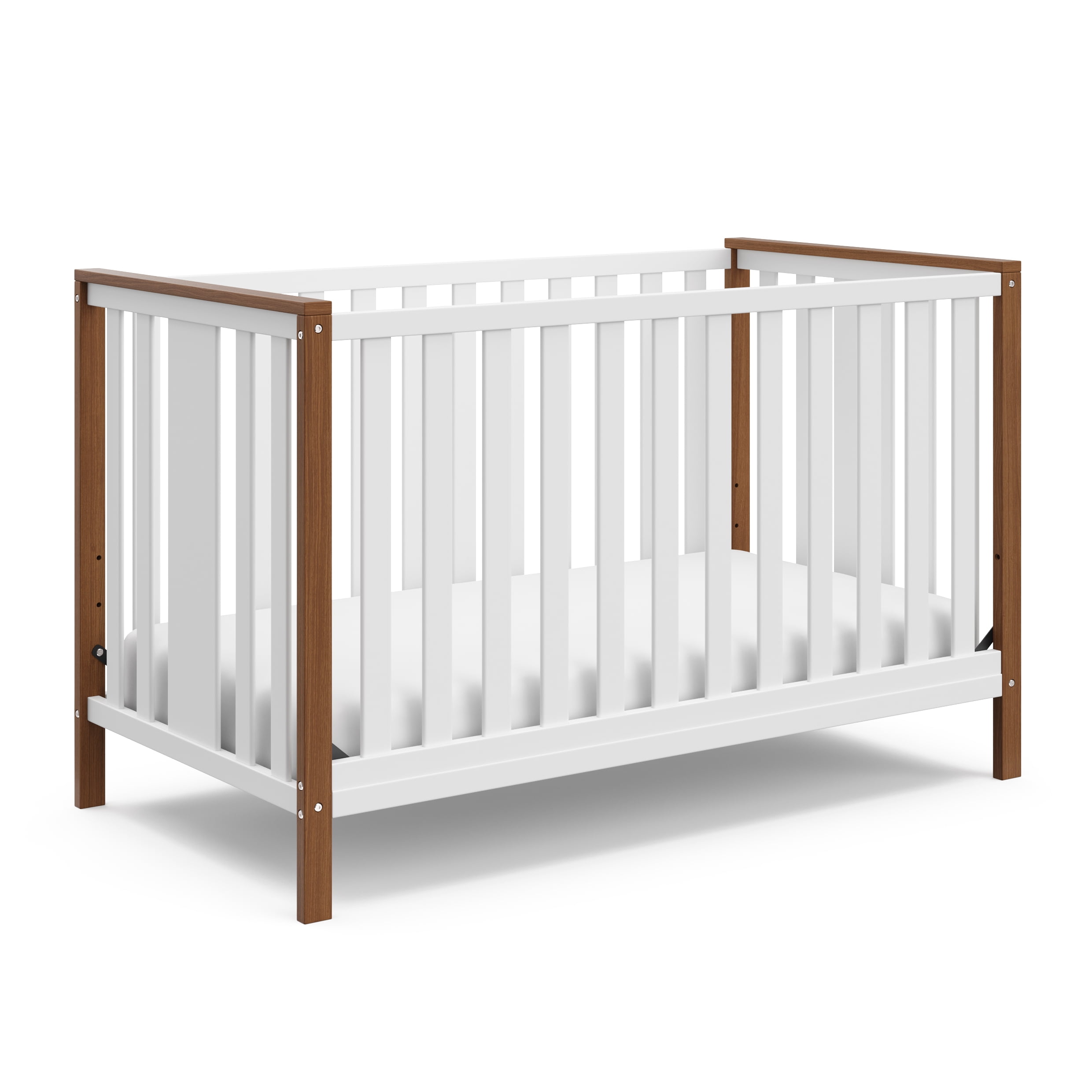 Storkcraft Modern Pacific 4-in-1 Convertible Baby Crib, Vintage Driftwood