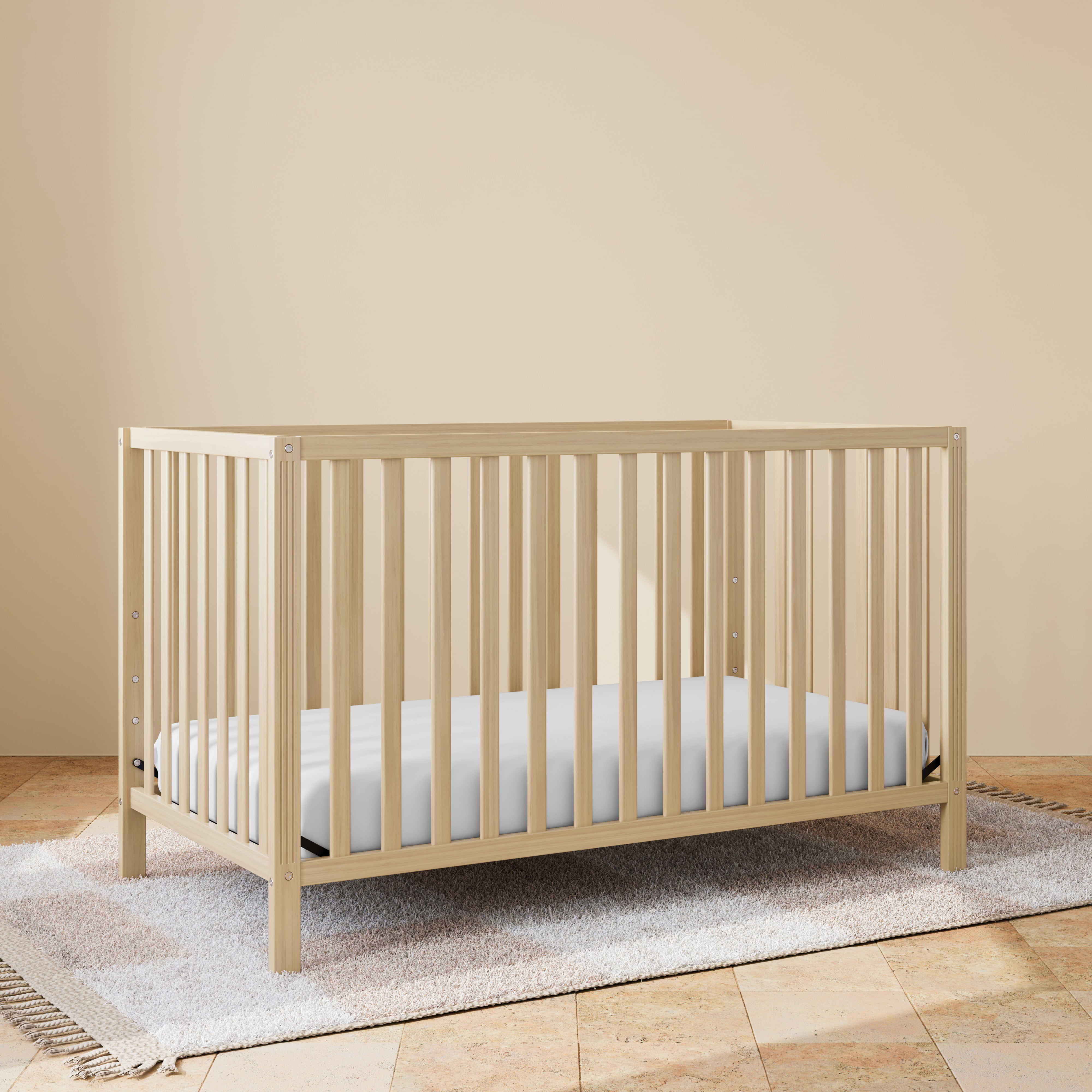 Storkcraft Morningside 5-in-1 Convertible Baby Crib, Driftwood
