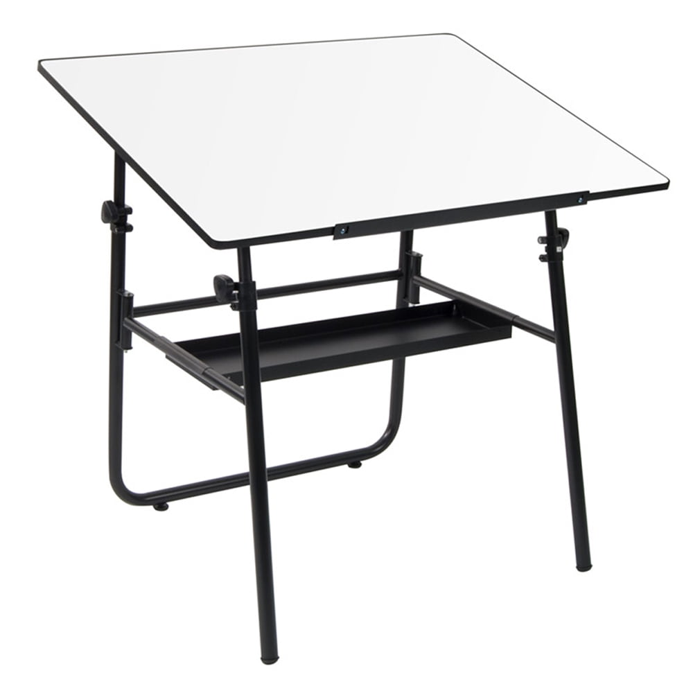 Studio Designs Folding Ultima Drafting Table with Adjustable Fold-A-Way Base and 42"x 30" Top
