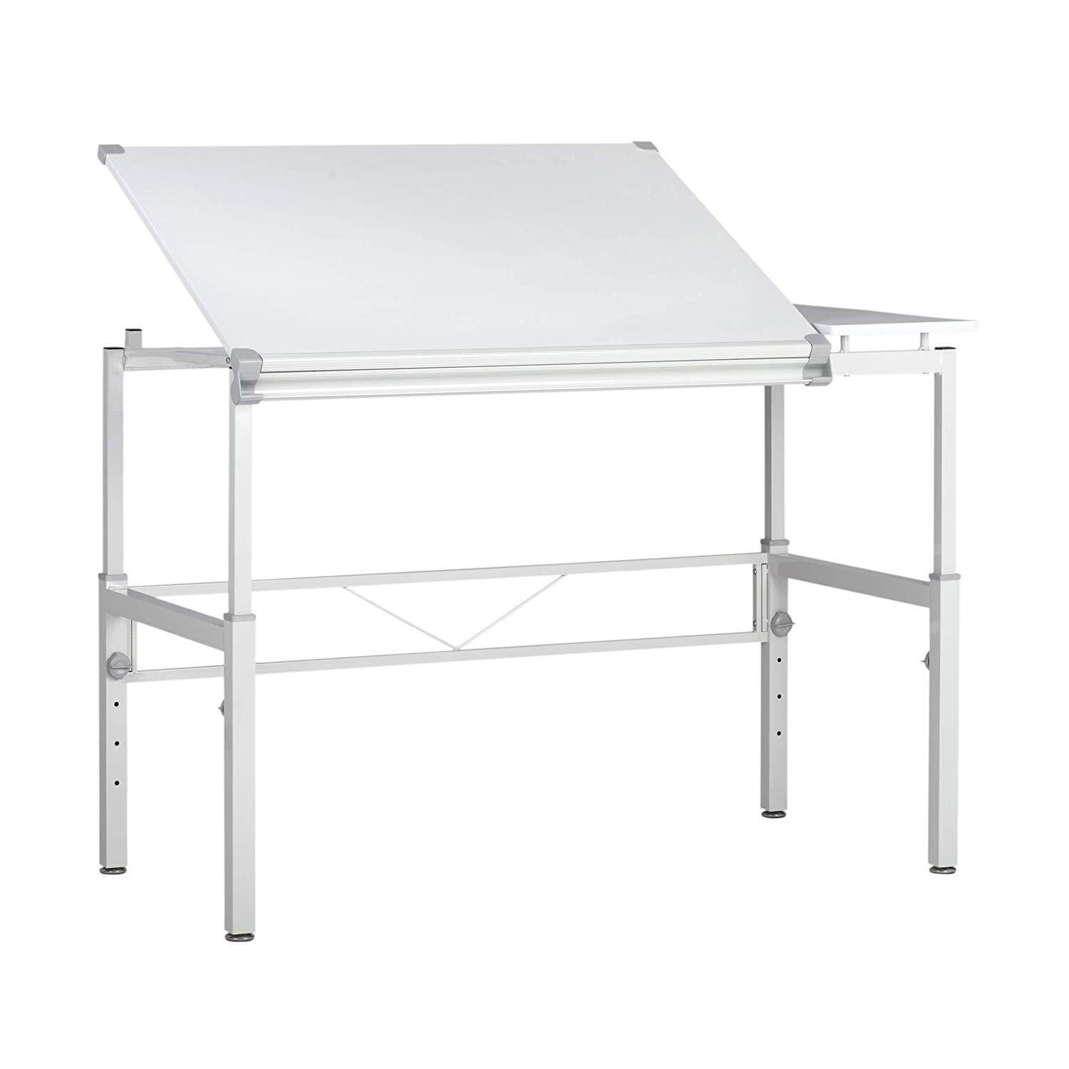 Studio Designs Graphix II White Split Top Crafting Table