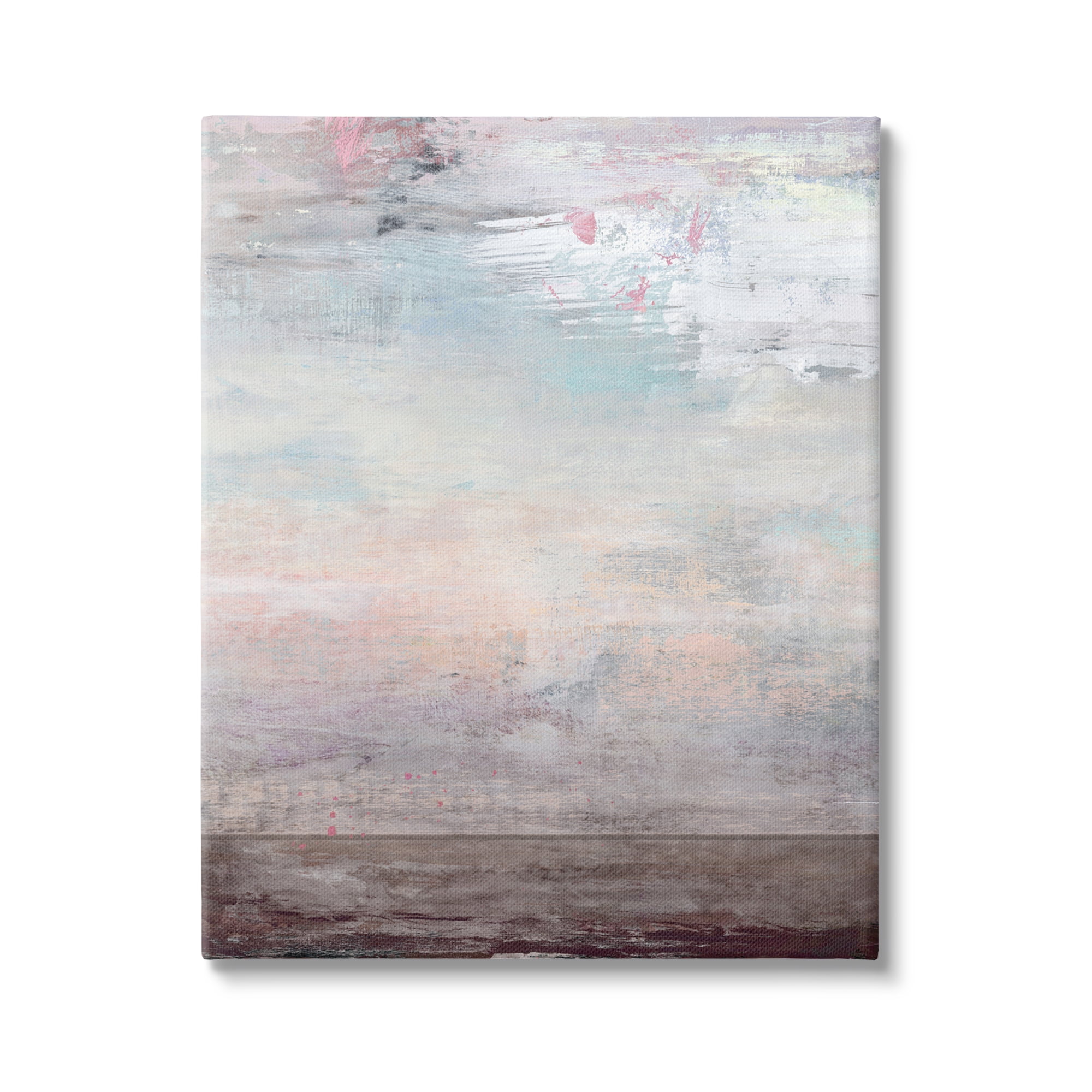 Stupell Industries Atmospheric Purple Sky and Earth Grunge Abstract Paint ,36 x 48, Design by Suzanne Nicoll