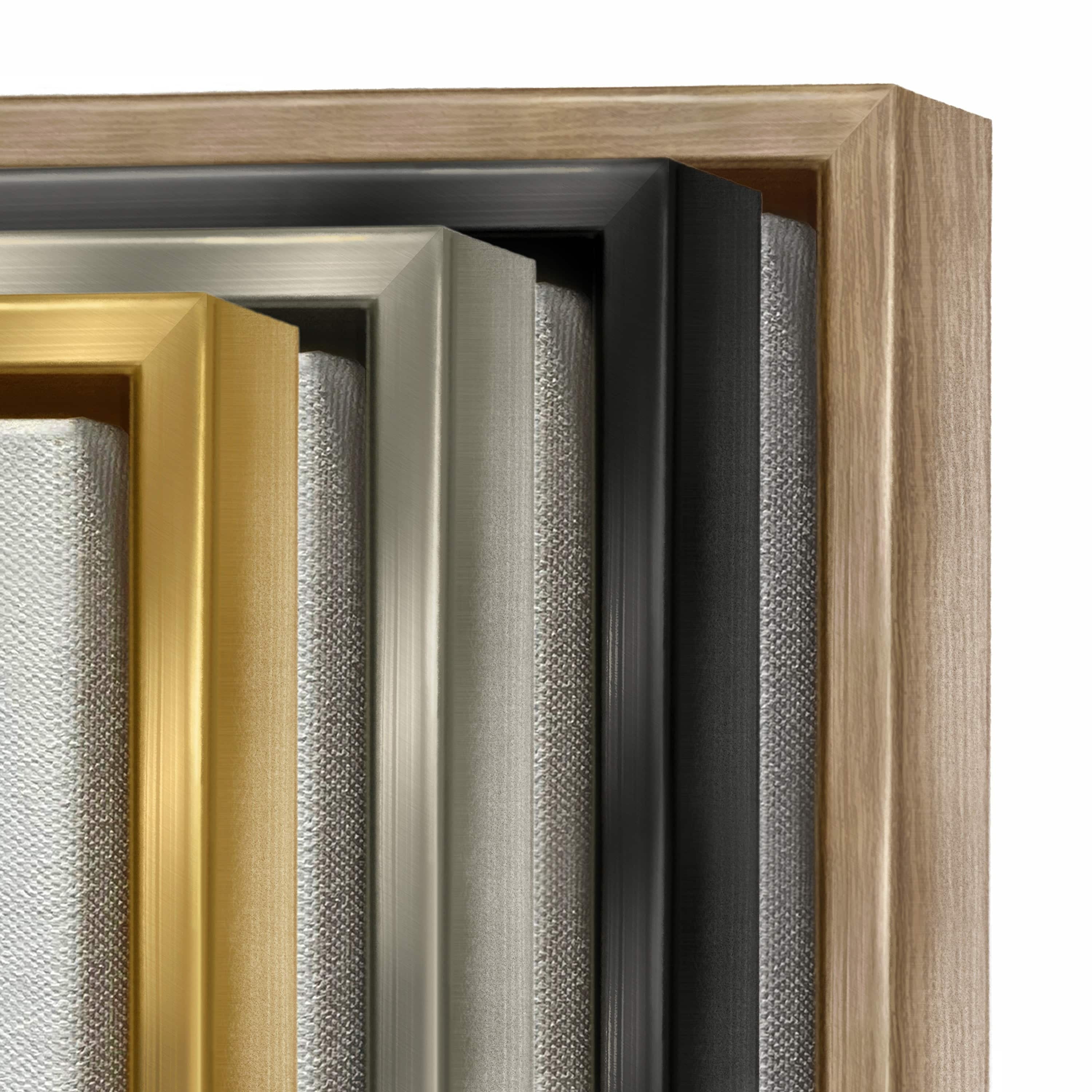 Stupell Industries Beautiful Girl Inspirational Kids Flower Word Design Jet Black Framed Floating Canvas Wall Art, 16x20, by Daphne Polselli