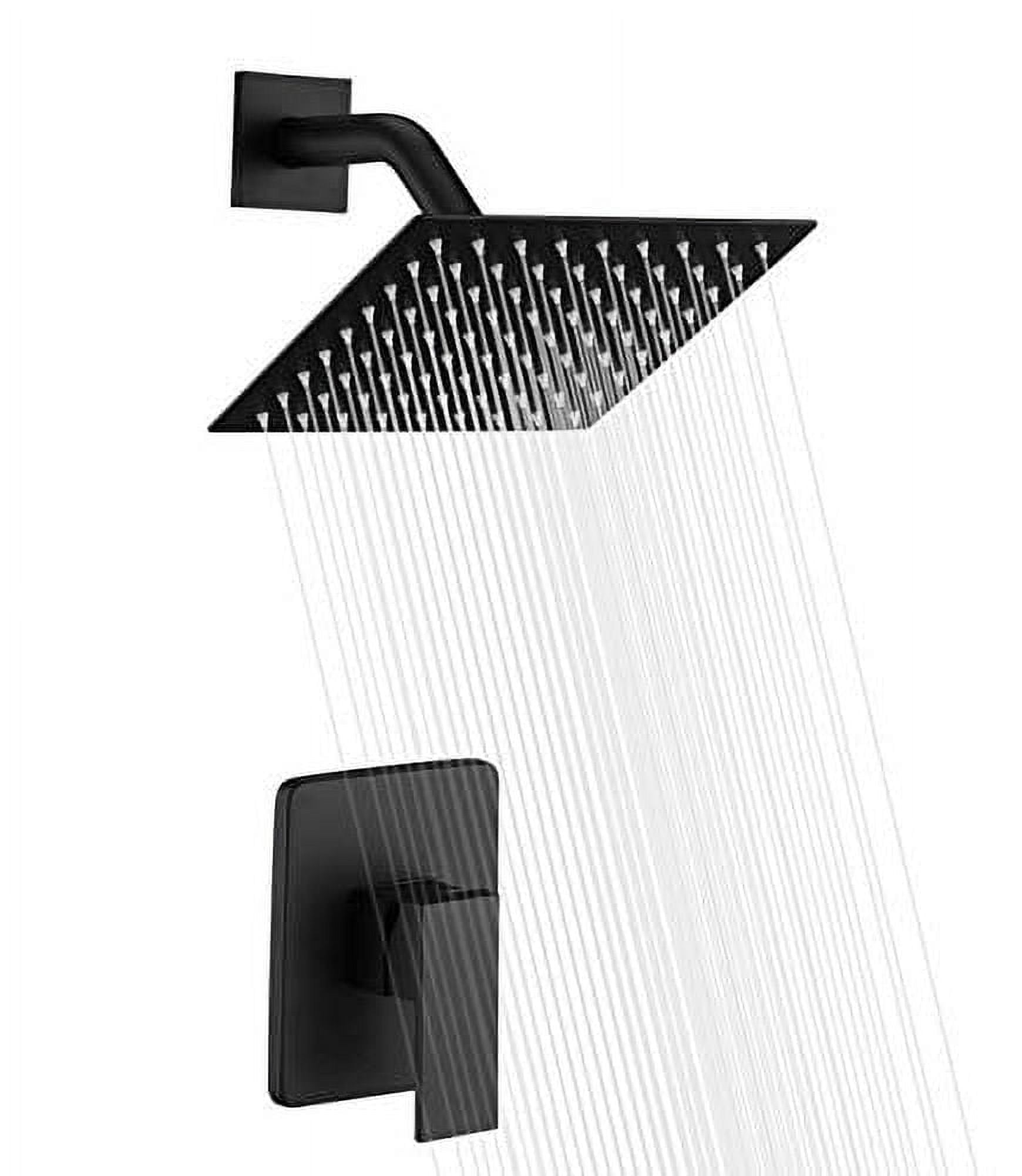 Sumerain, Faucet Showerhead, Matte Black, 8 inch