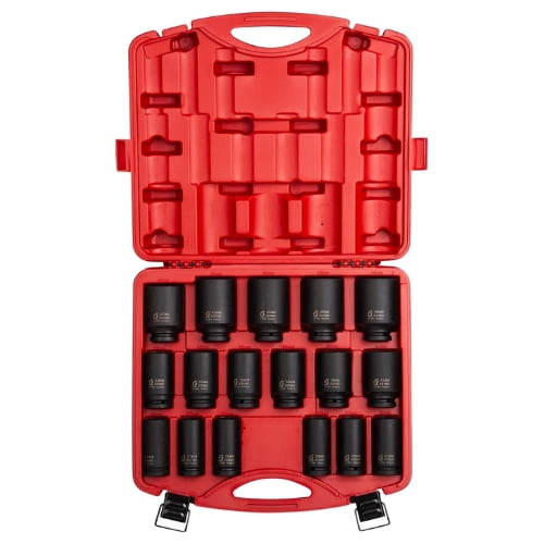 Sunex 17 PC 3/4" DR Metric Deep Impact Socket Set