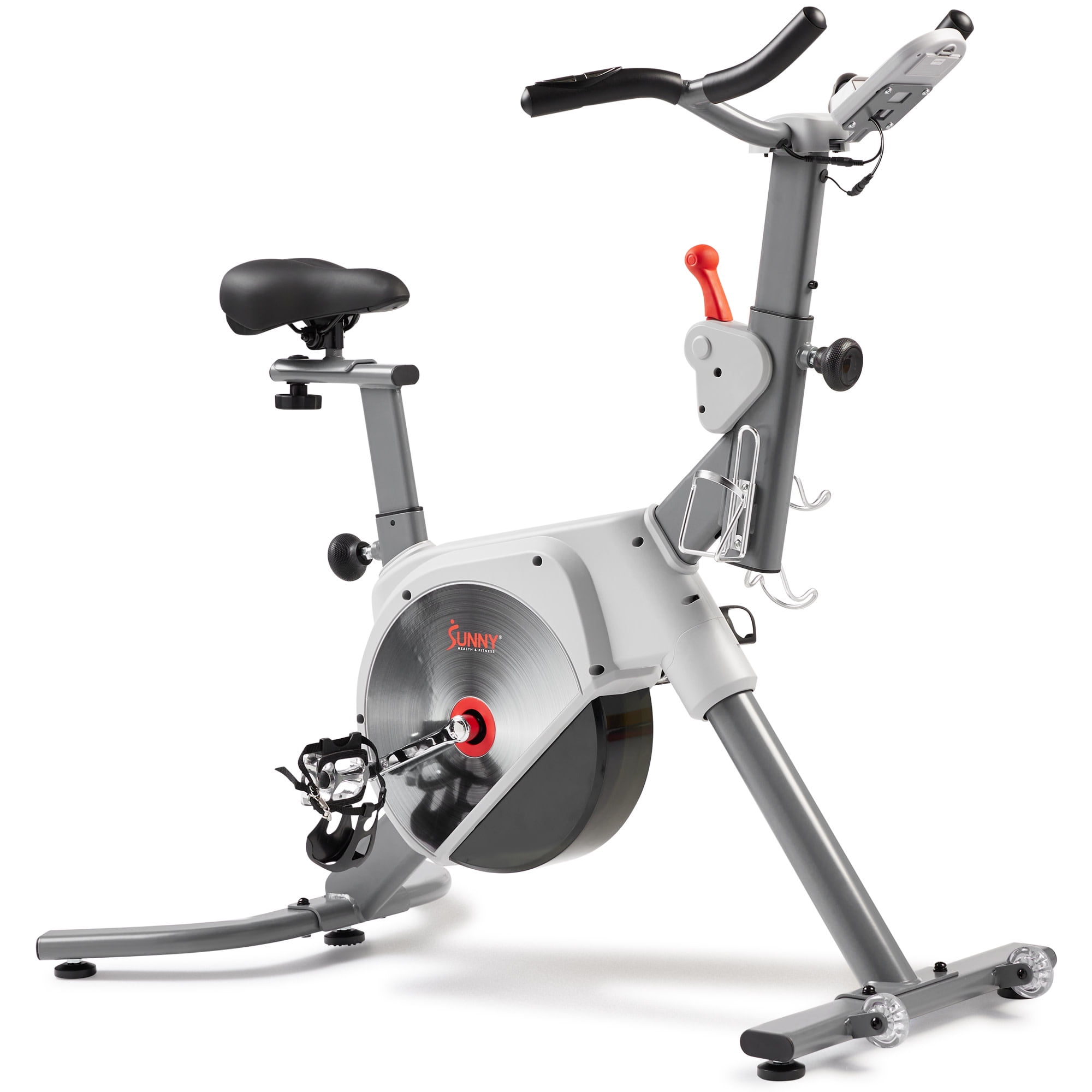 Sunny Health & Fitness Prime Magnetic Quiet Belt Drive Indoor Cycling Bike w Smart Bluetooth & FREE SunnyFit® App – SF-B122061