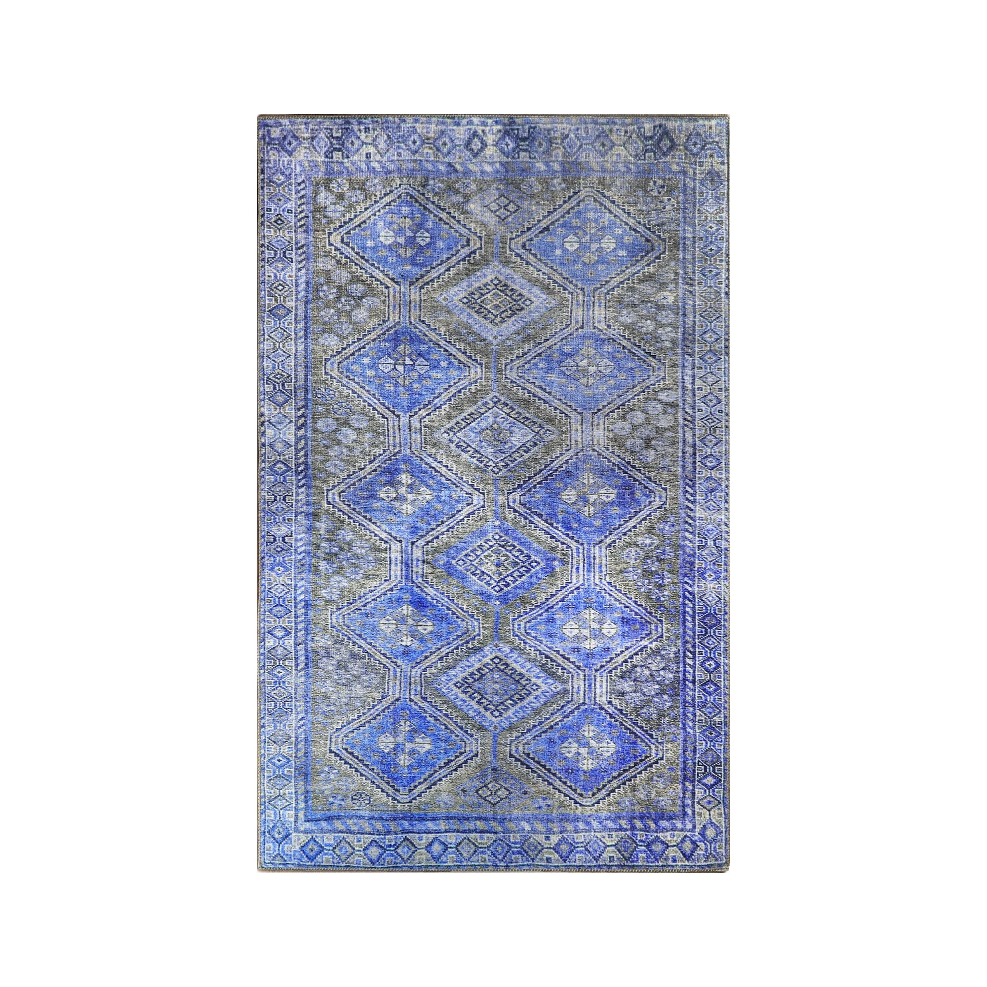 Superior Ren Southwestern Indoor Area Rug, 7'6" x 9'6", Sapphire Blue
