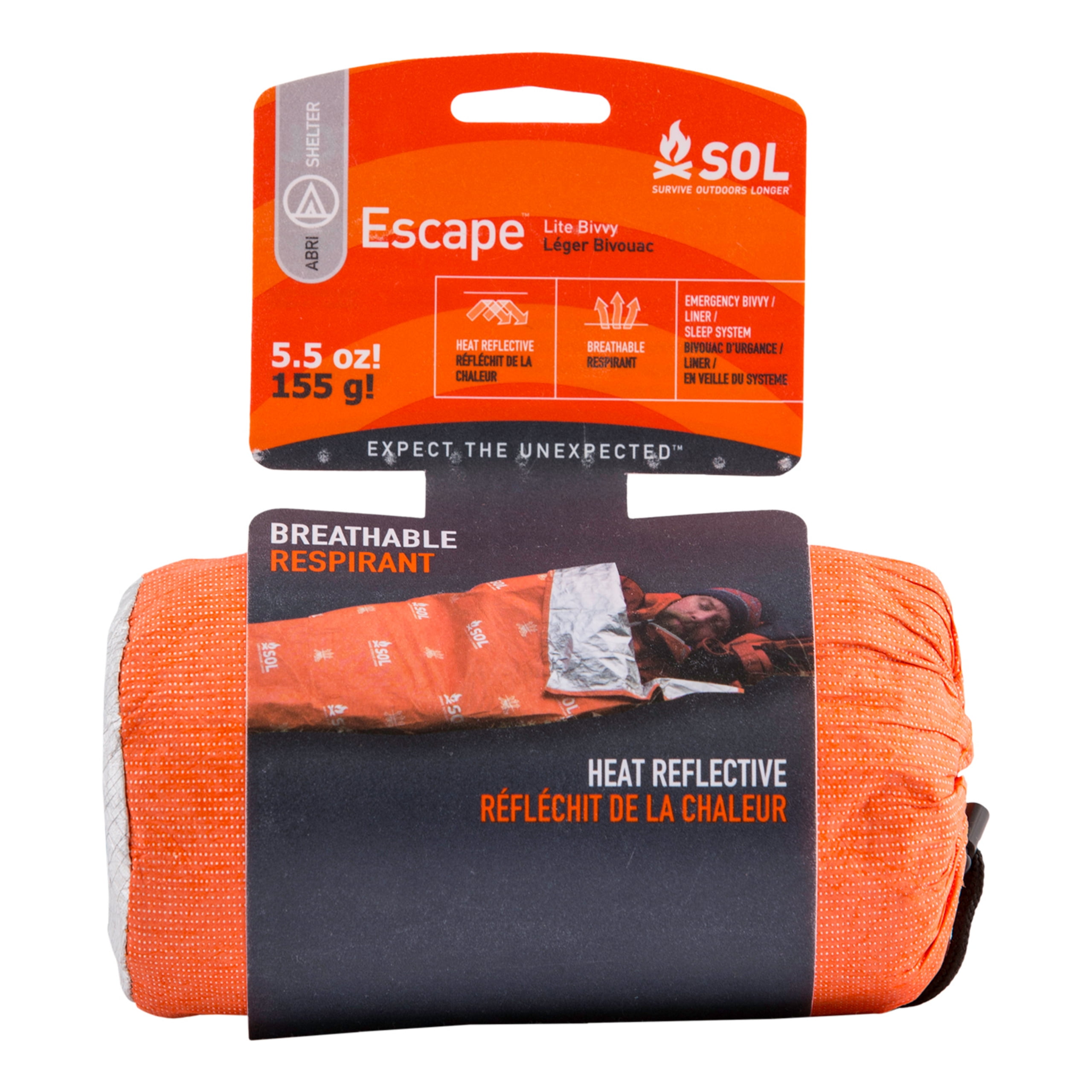 Survive Outdoors Longer Escape Lite Bivvy, Orange