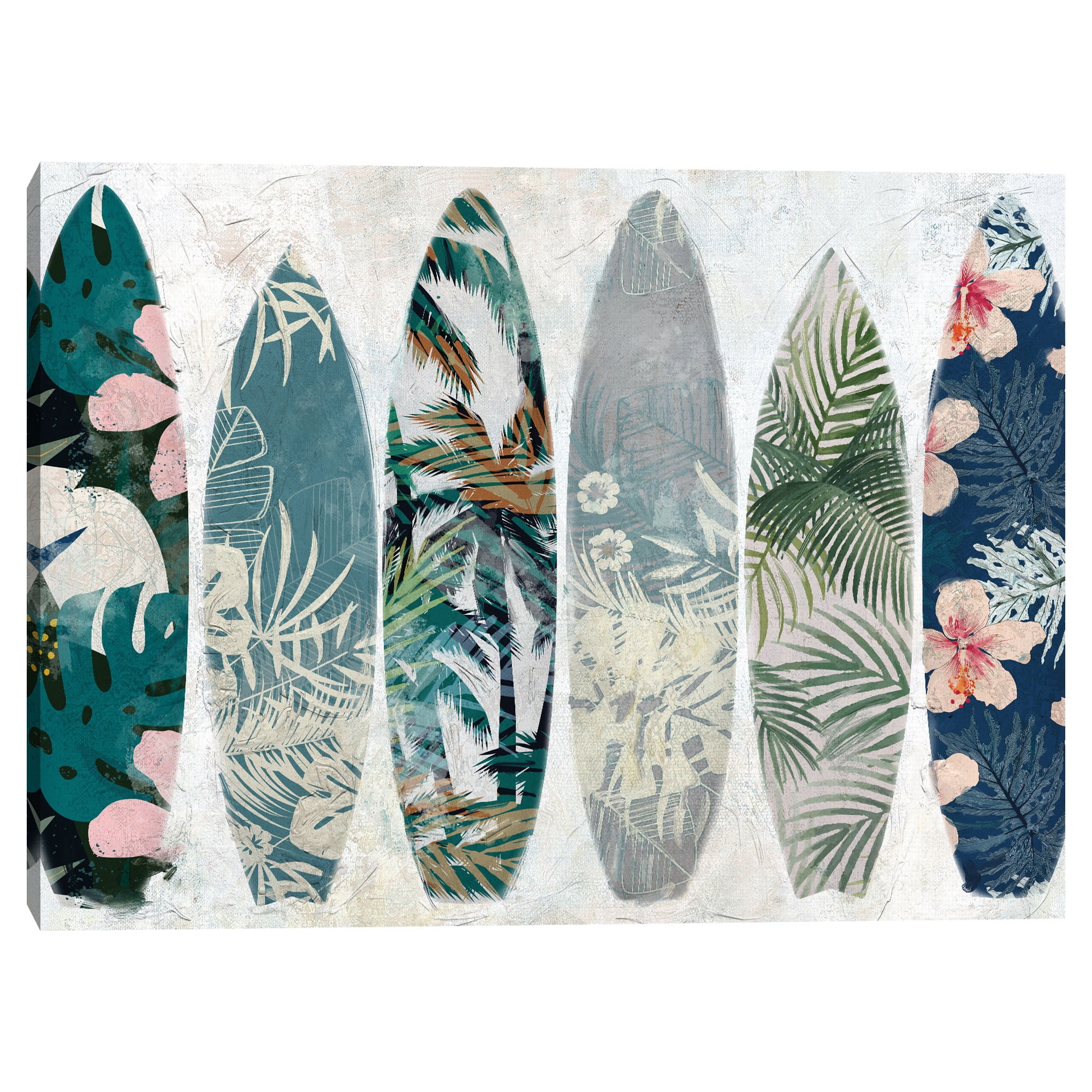 Surf Patterns by Studio Arts Canvas Art Print, 1.5" x 40"