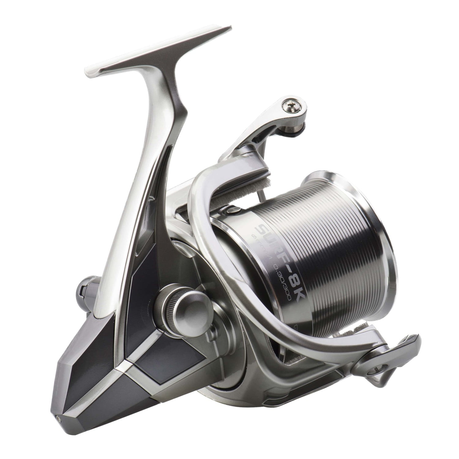 Surf 8K Spinning Reel, 4.7:1 Gear Ratio, 42.60" Retrieve Rate, Ambidextrous