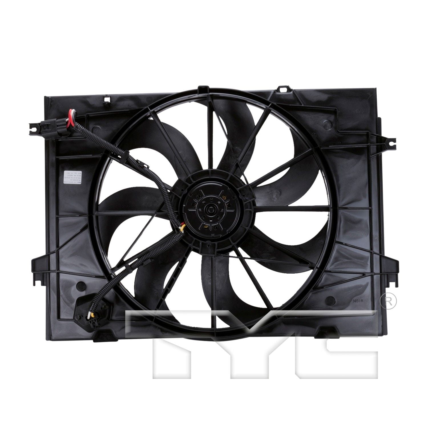 TYC 621030 Dual Radiator and Condenser Fan Assembly For 05-10 Sportage Tucson Fits select: 2007-2010 KIA SPORTAGE, 2005-2009 HYUNDAI TUCSON