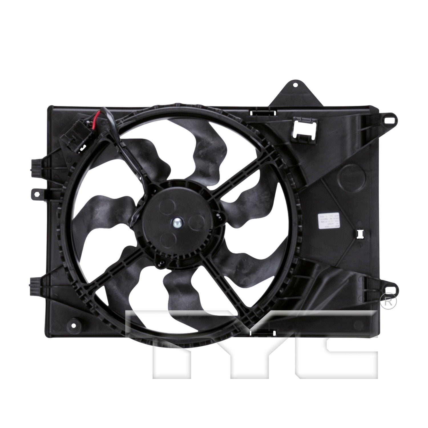 TYC 622840 Dual Radiator and Condenser Fan Assembly For 12-18 Chevrolet Sonic