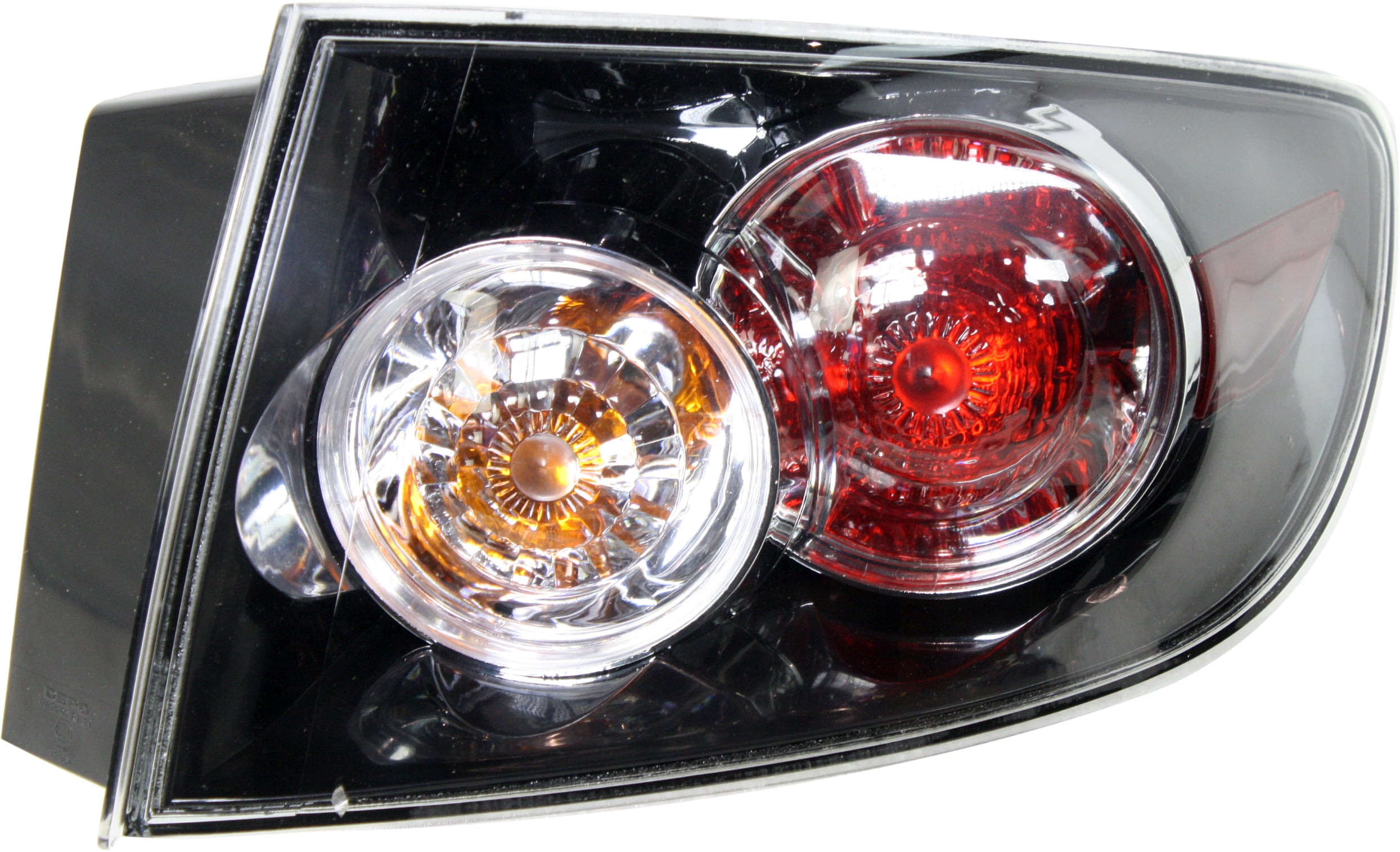 Tail Light Compatible With 2007-2009 Mazda 3 Right Passenger With bulb(s)