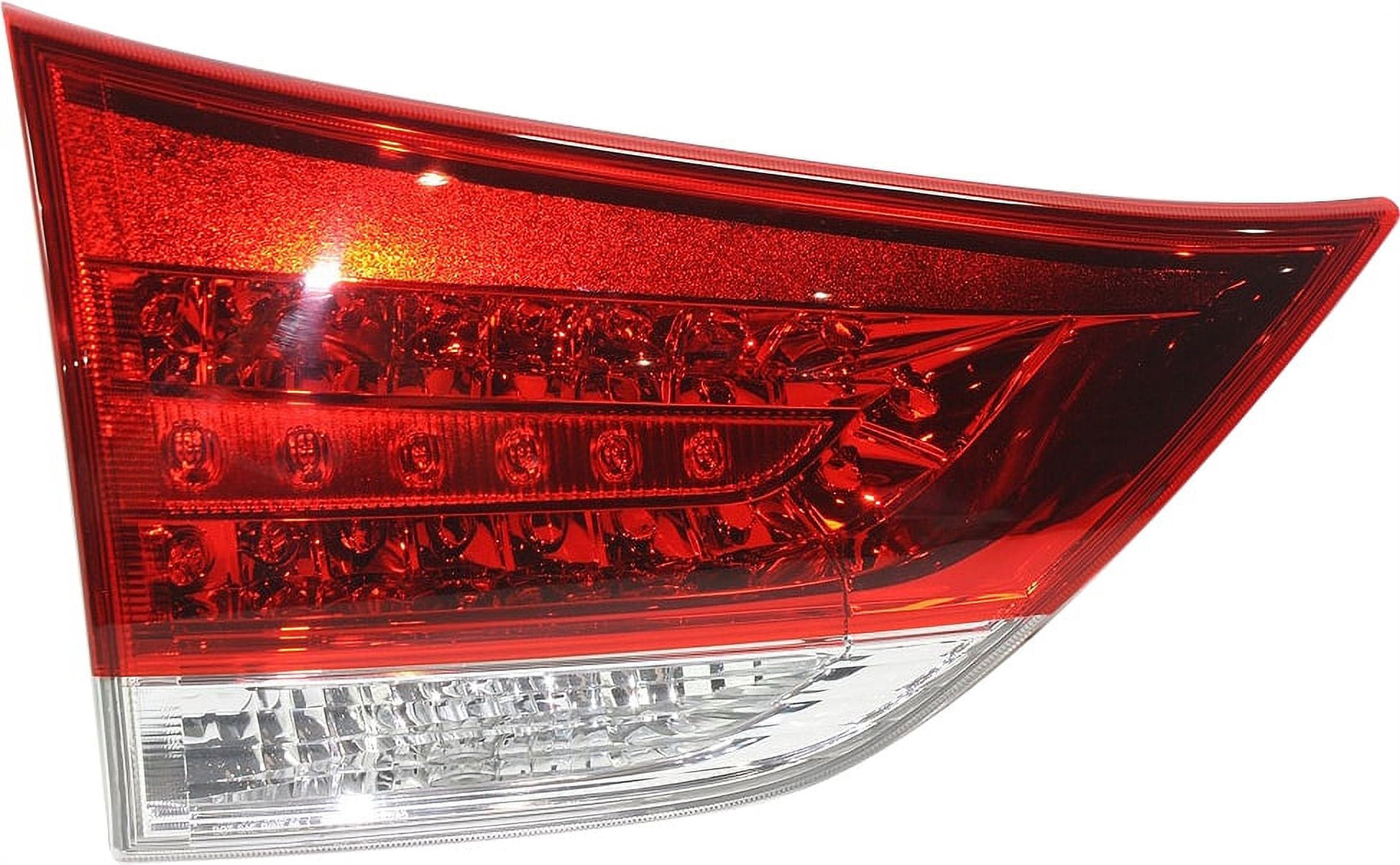 Tail Light Compatible With 2011-2012 Toyota Sienna Left Driver Side, Inner With bulb(s)