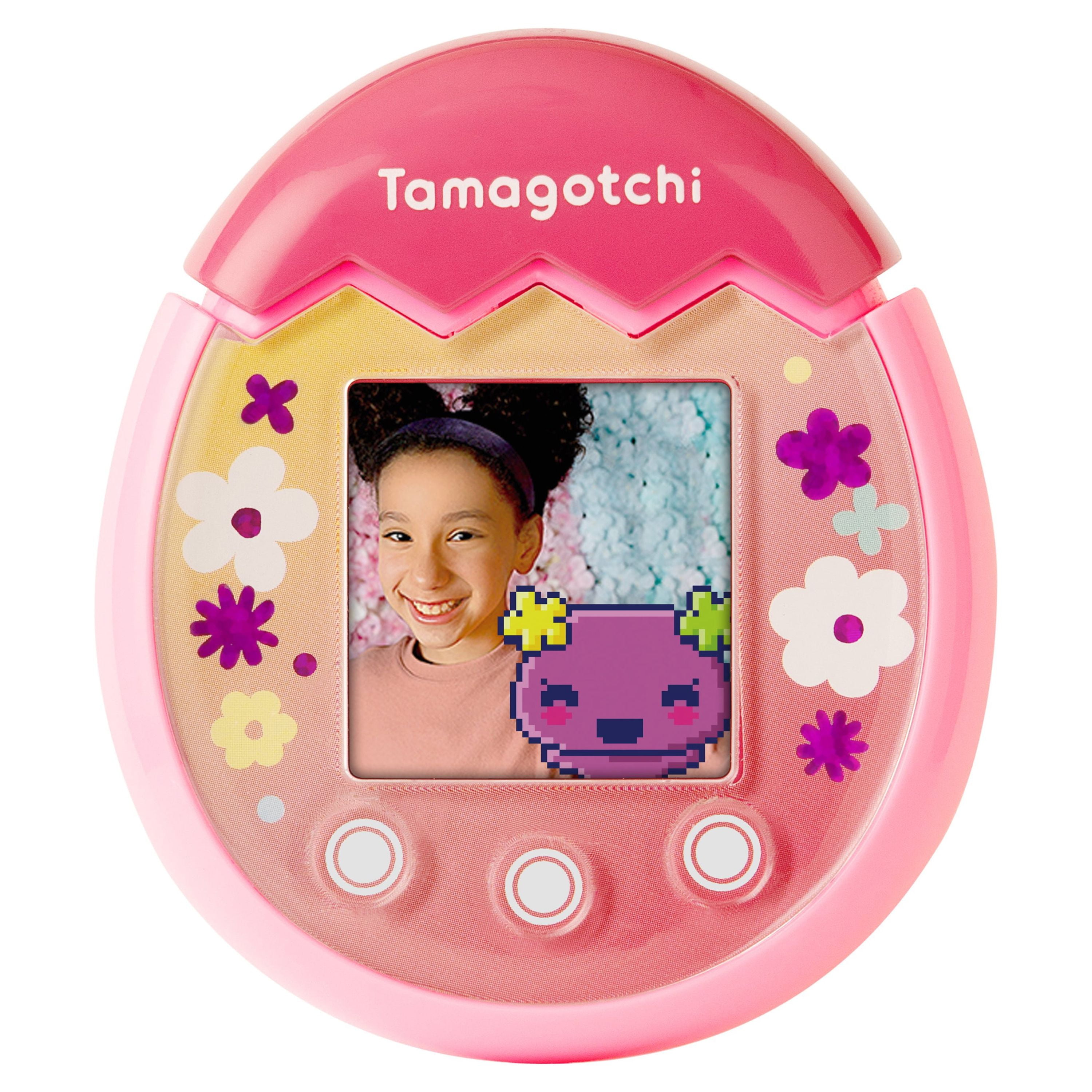 Tamagotchi Pix - Floral (Pink) Electronic Pet