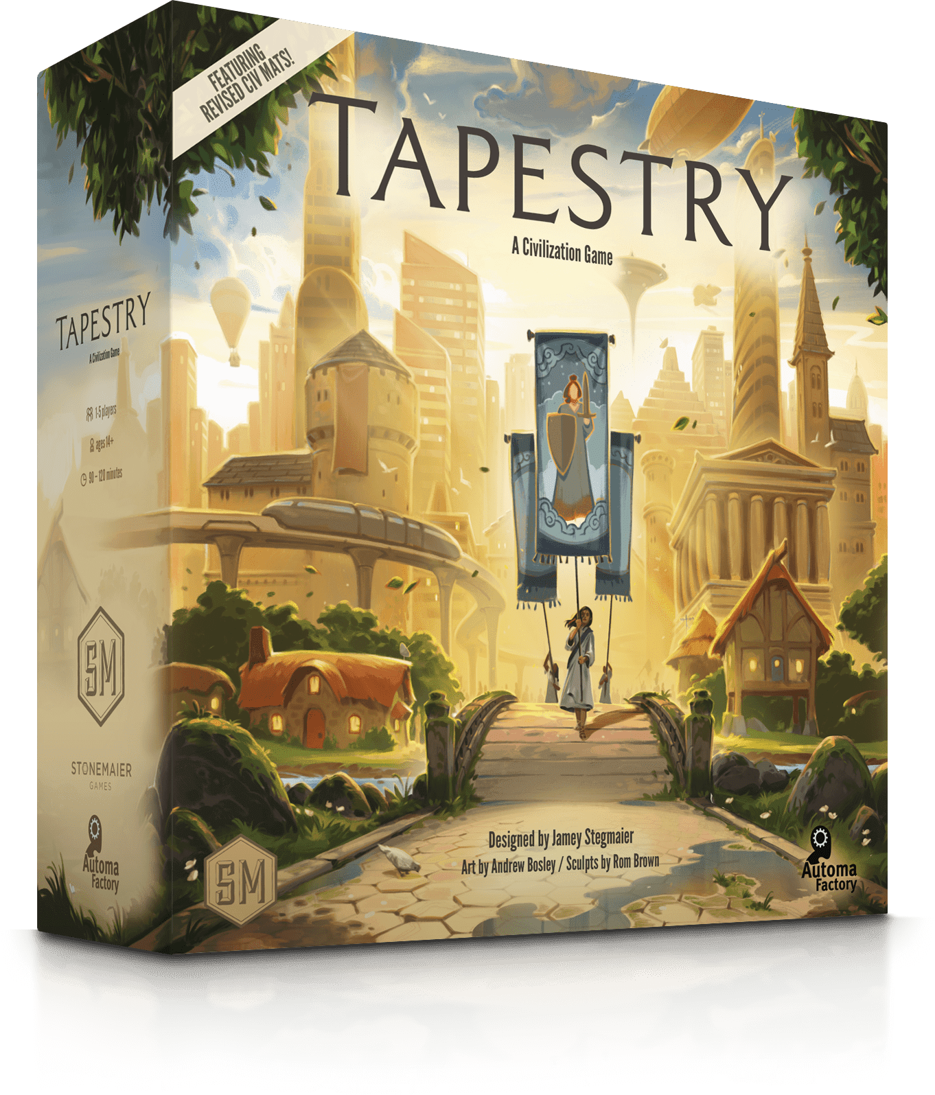 Tapestry by Jamey Stegmaier - A Civilization Building Strategy Board Game by Stonemaier Games