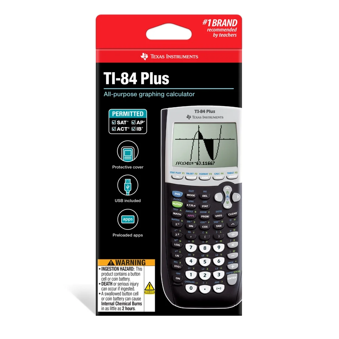 Texas Instruments TI-84Plus graphing calculator