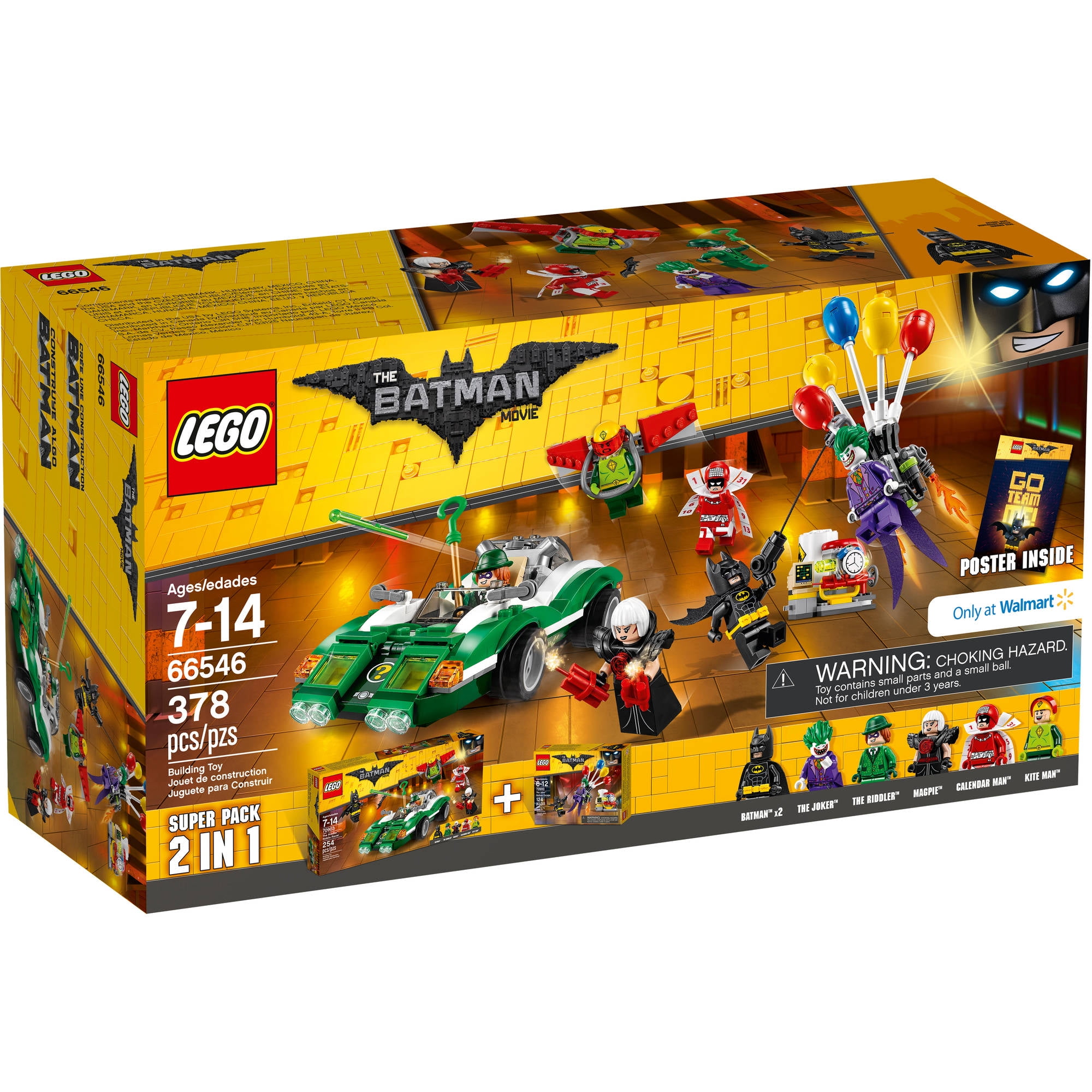 The LEGO Batman Movie - Copack (66546) The Joker Balloon Escape (70900) The Riddler Riddle Racer (70903)
