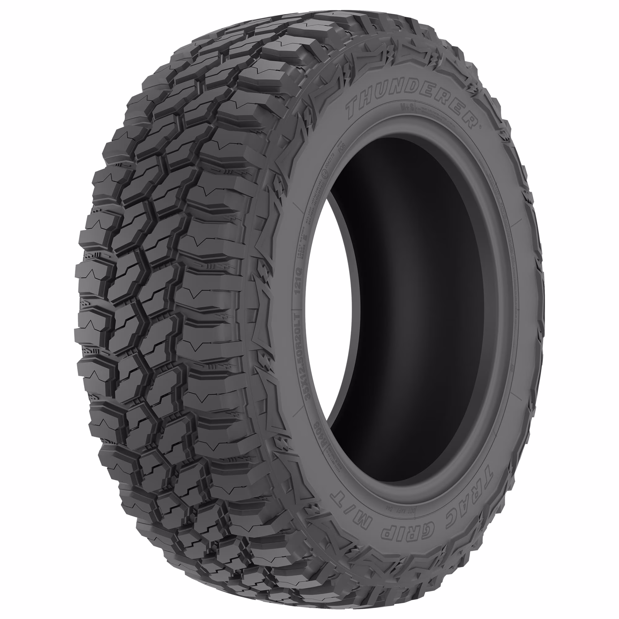 Thunderer Trac Grip M/T R408 Mud Terrain LT35X12.50R20 125Q F Light Truck Tire