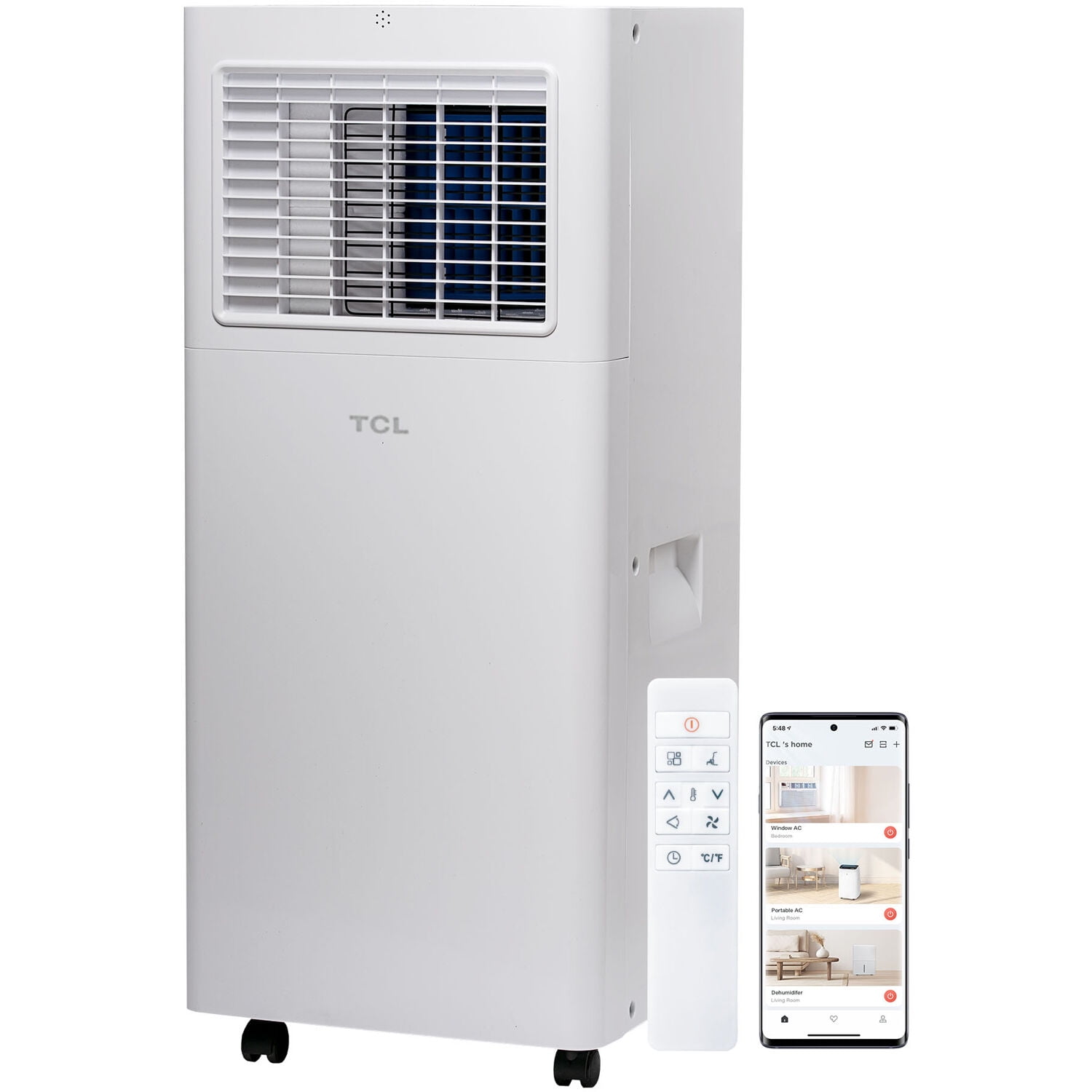 TCL 6,000 BTU SACC (9,500 BTU ASHRAE) Smart Portable Air Conditioner