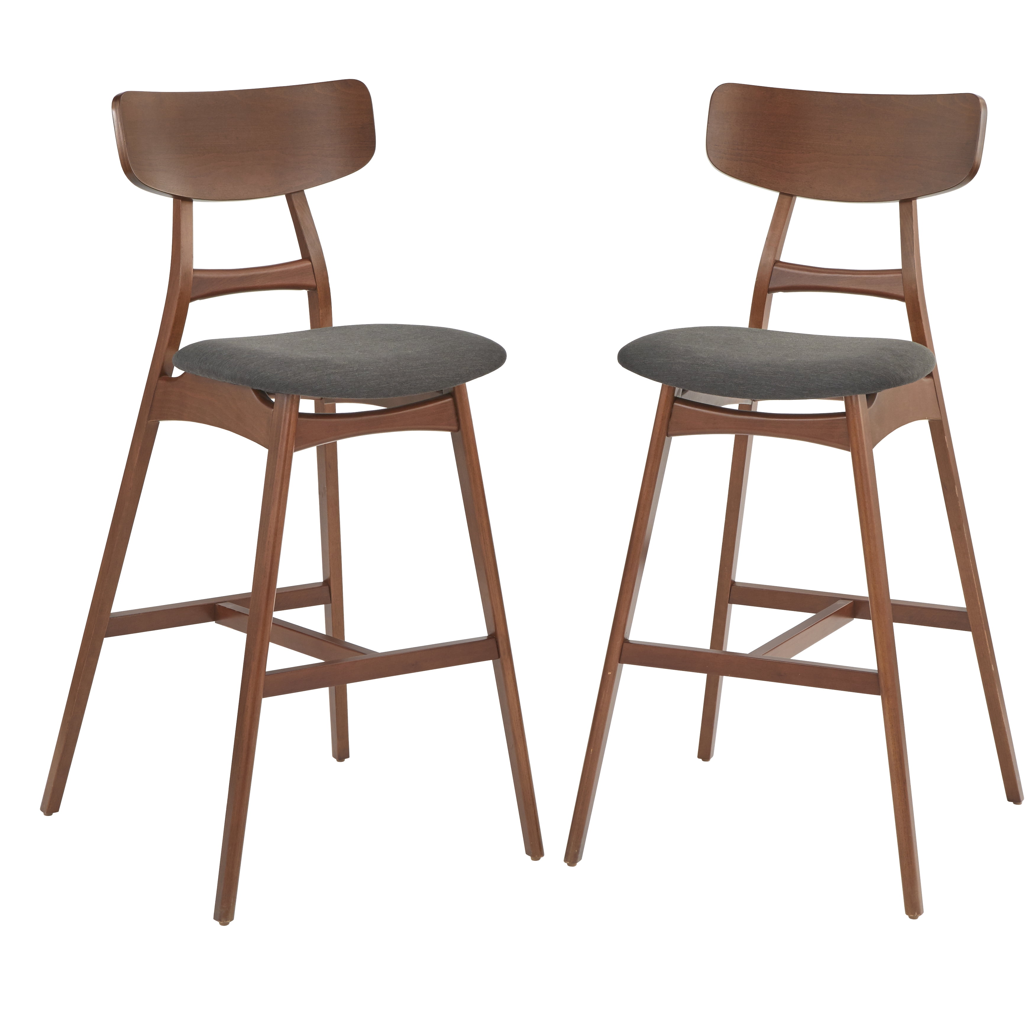 TMS Ron 30" Bar Stools, Set of 2