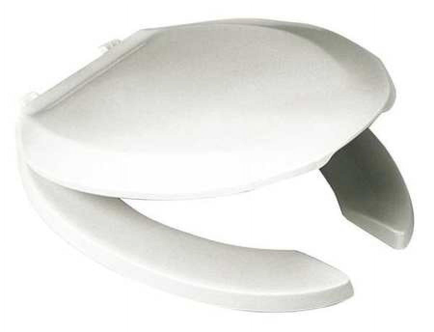 TOTO SC134#01 Toilet Seat, With Cover, polypropylene, Elongated, White