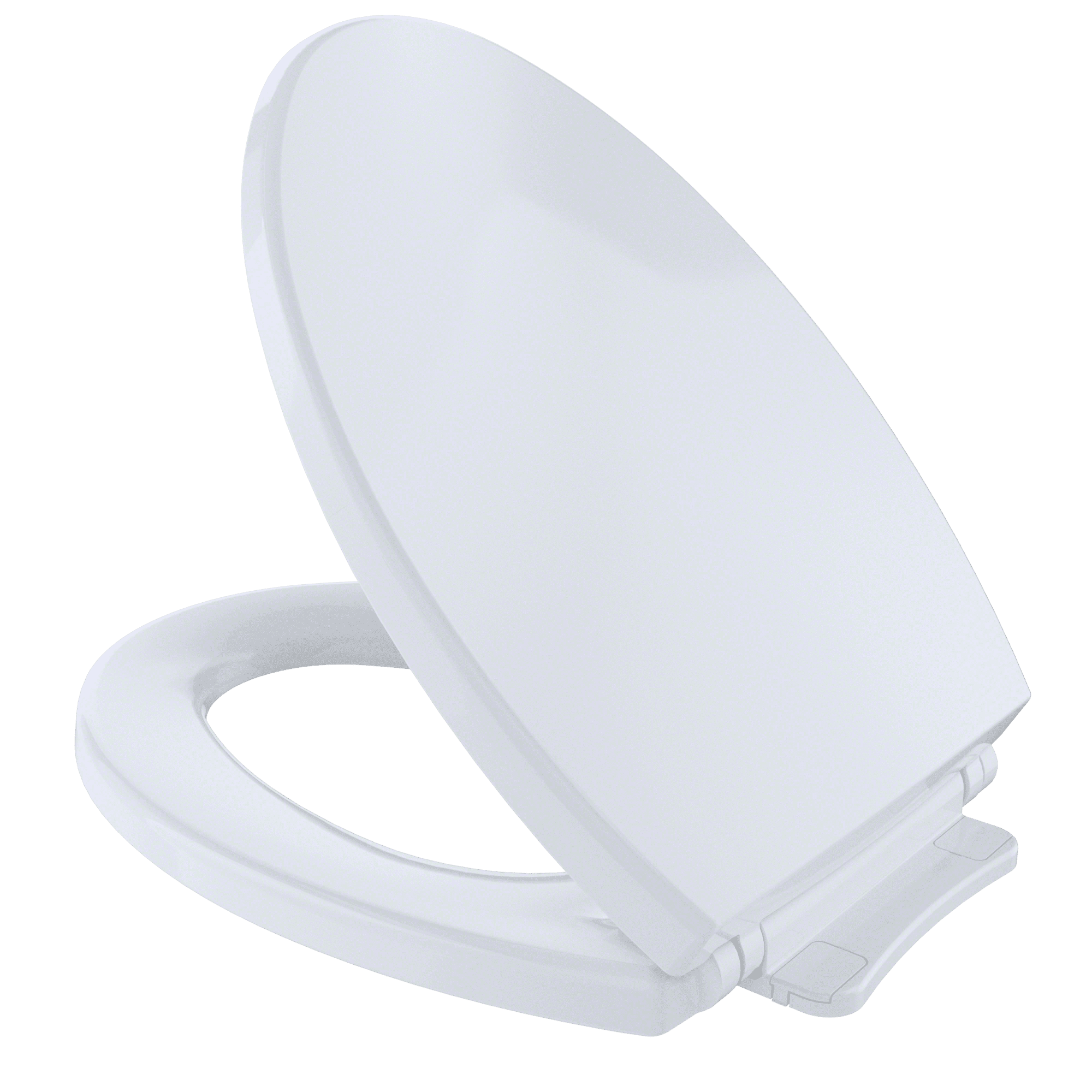 TOTO® SoftClose® Non Slamming, Slow Close Elongated Toilet Seat and Lid, Cotton White - SS114#01