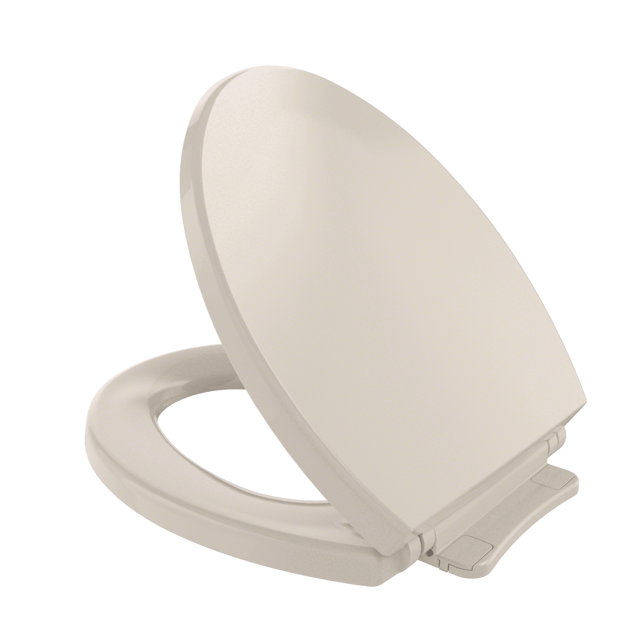TOTO® SoftClose® Non Slamming, Slow Close Round Toilet Seat and Lid, Bone - SS113#03