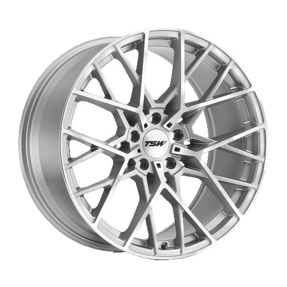 TSW Aluminum Rim SEBRING 17X8in Silver with Mirror Cut Face Finish, 1780SEB355120S76